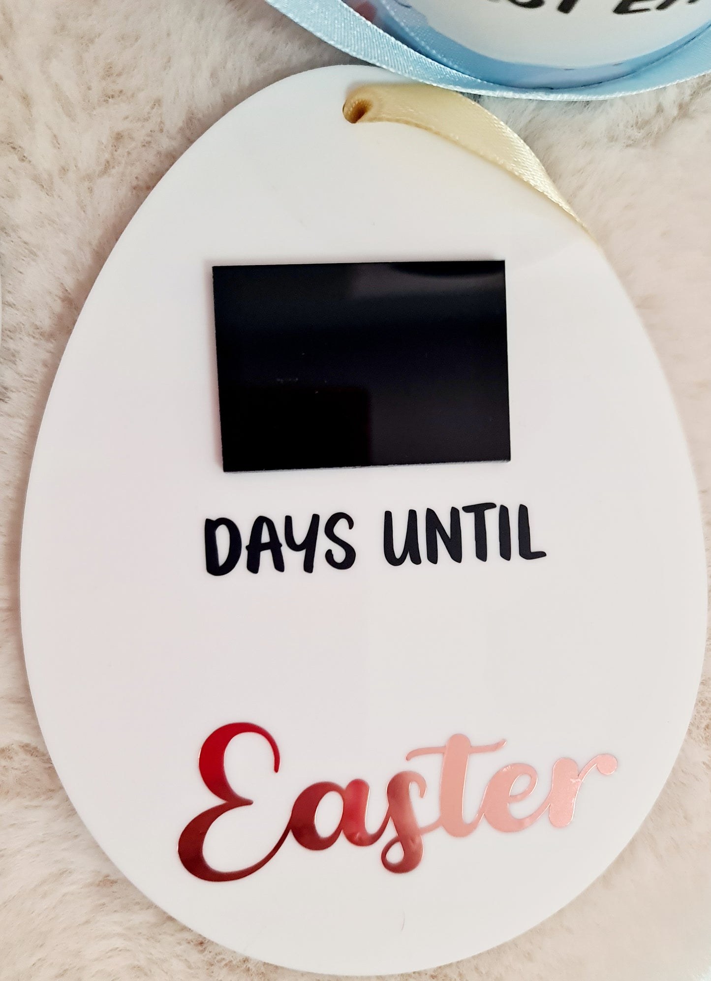 Days until Easter acrylic plaque