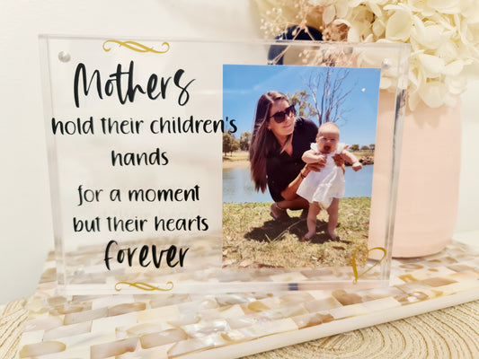Acrylic Mum photo block