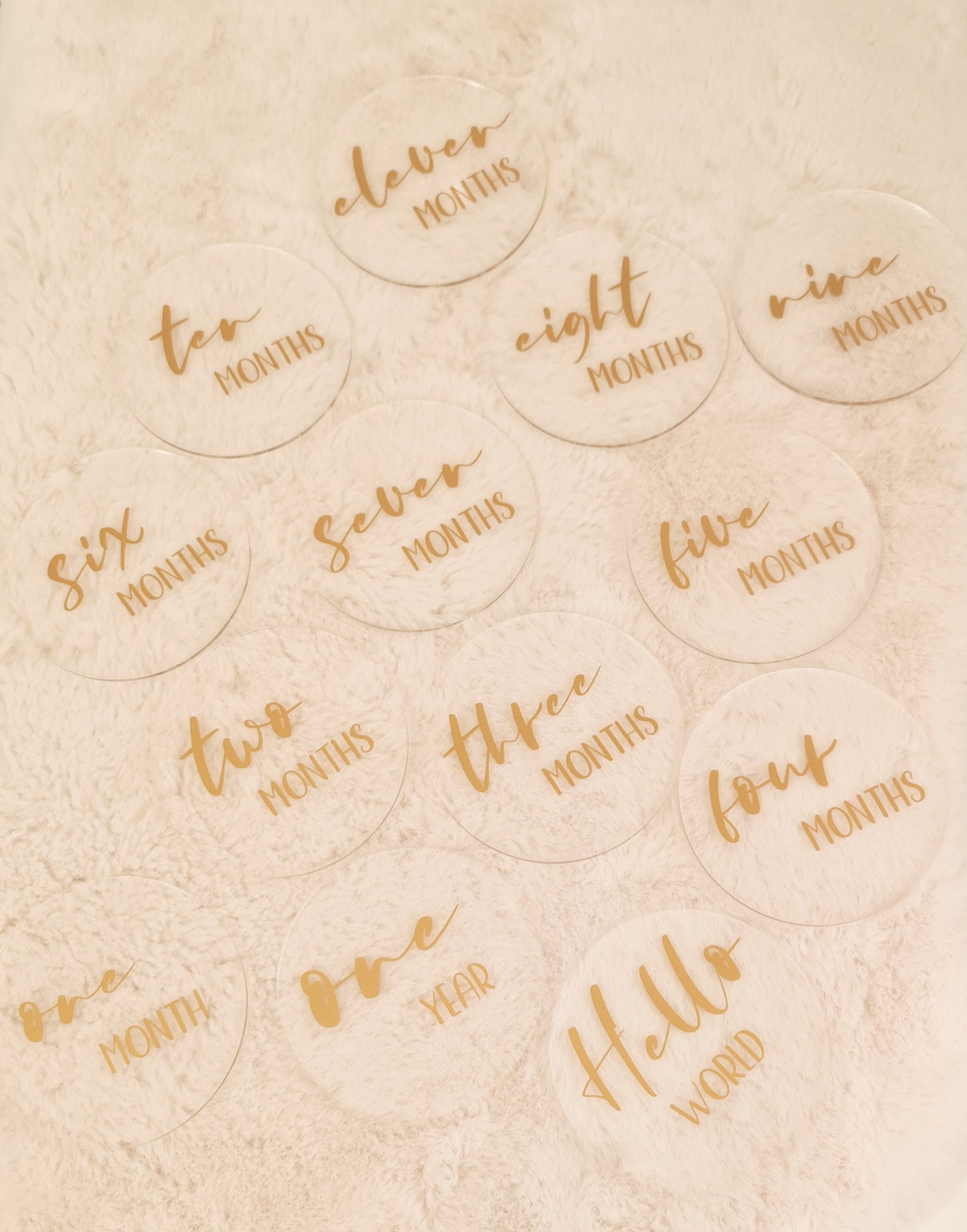 Baby milestone set