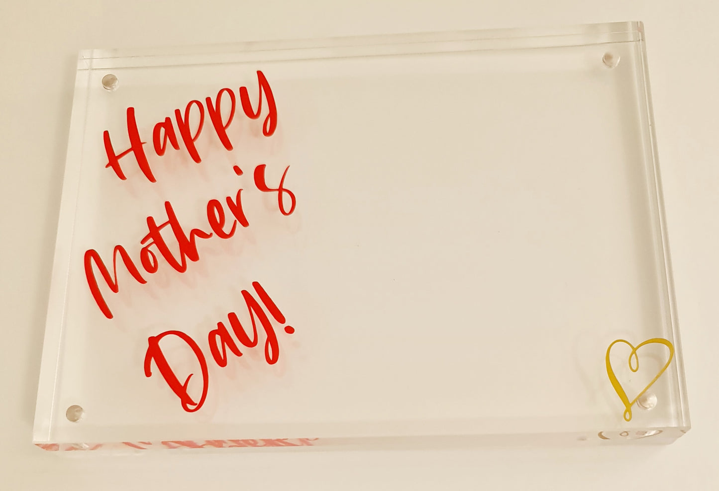 Happy Mother's Day keepsake photo block