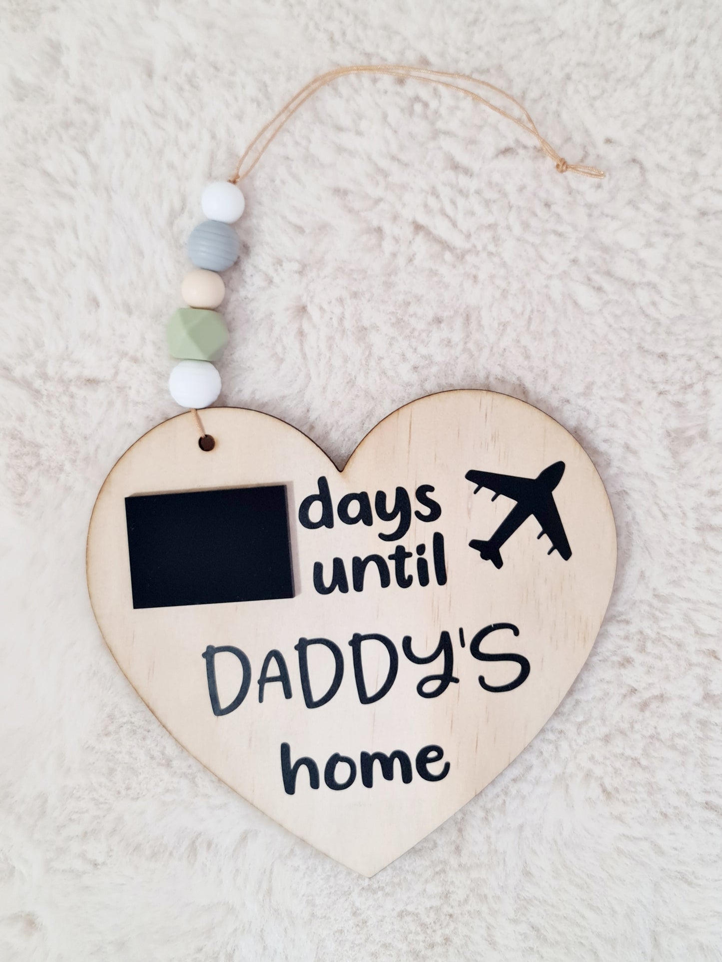 Daddy countdown heart