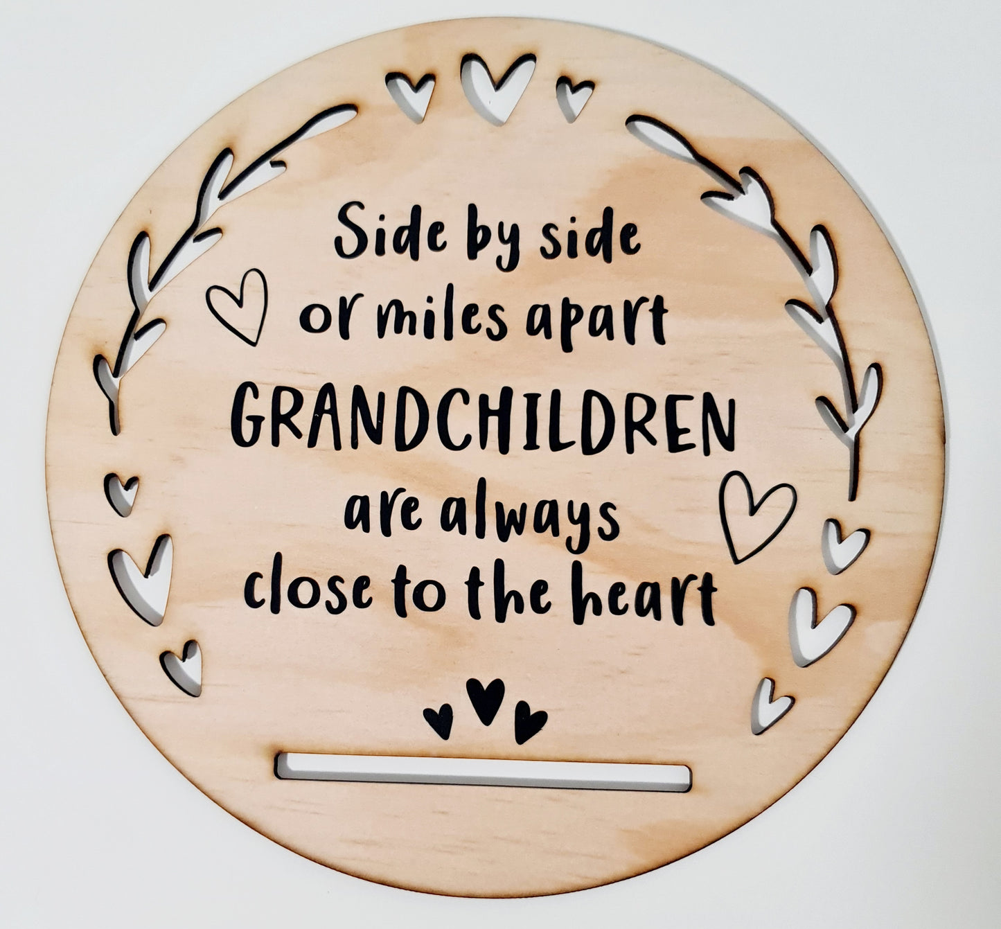 Personalised Mother's Day keepsake plaque
