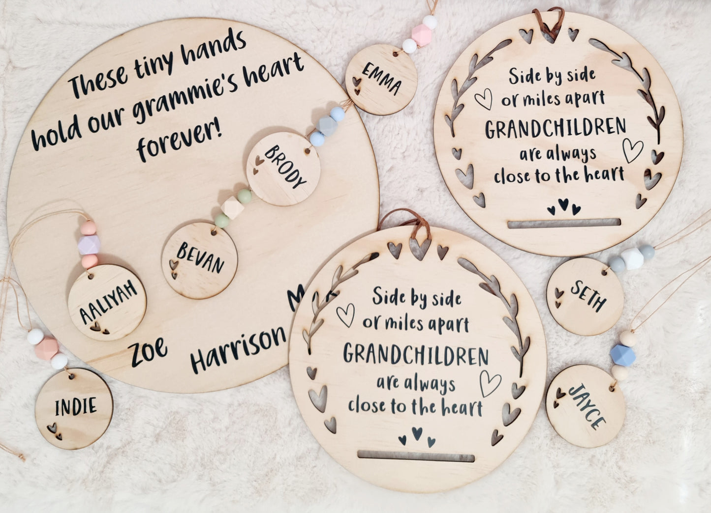 Personalised Mother's Day keepsake plaque