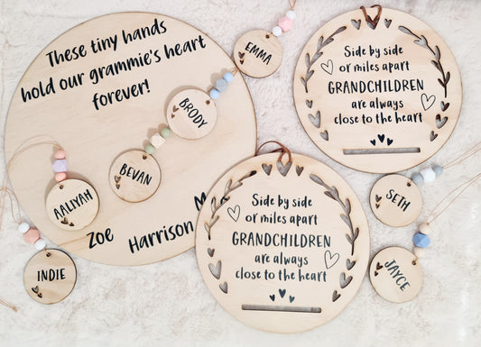 Personalised Mother's Day keepsake plaque