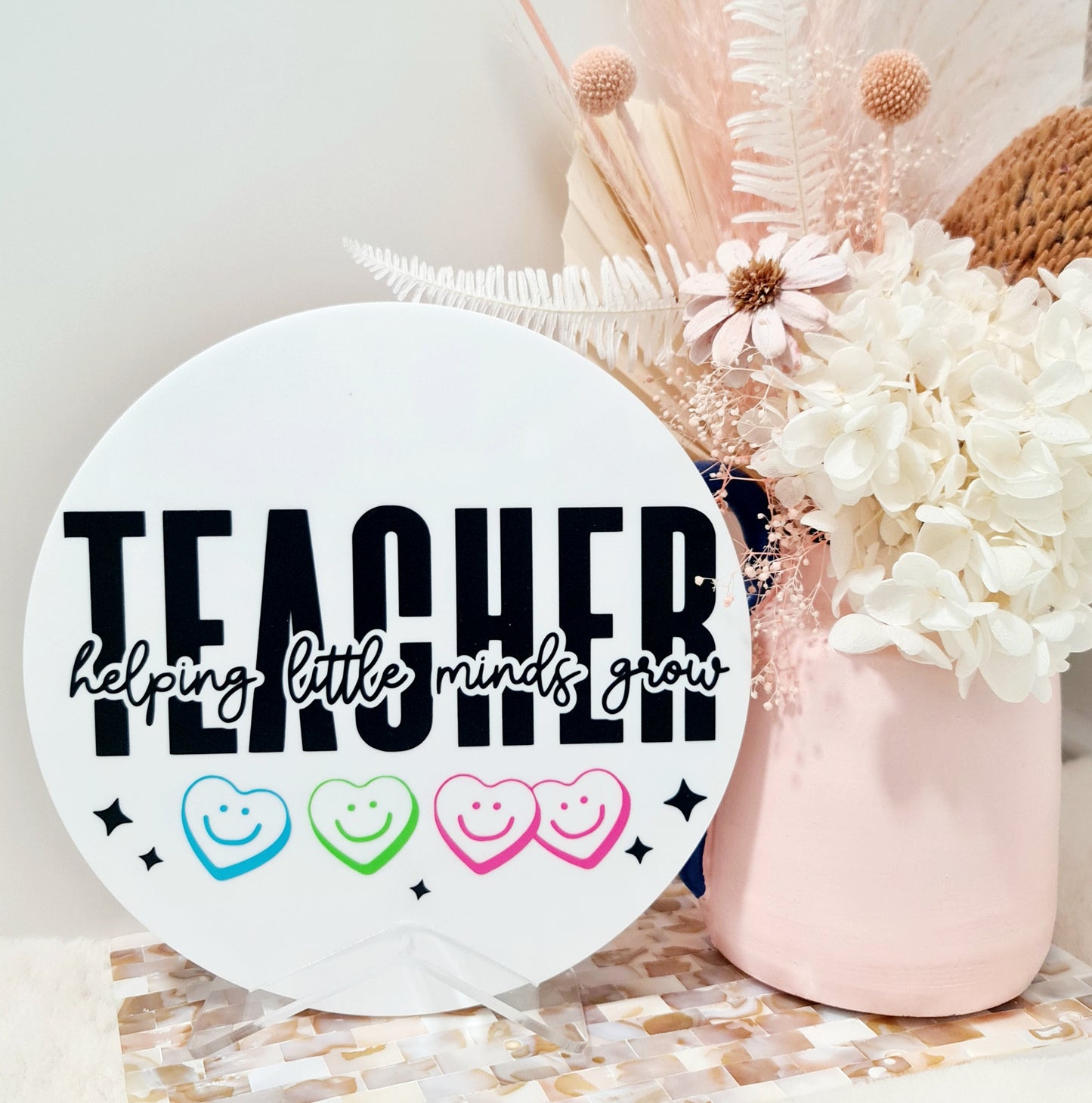 Teacher plaque