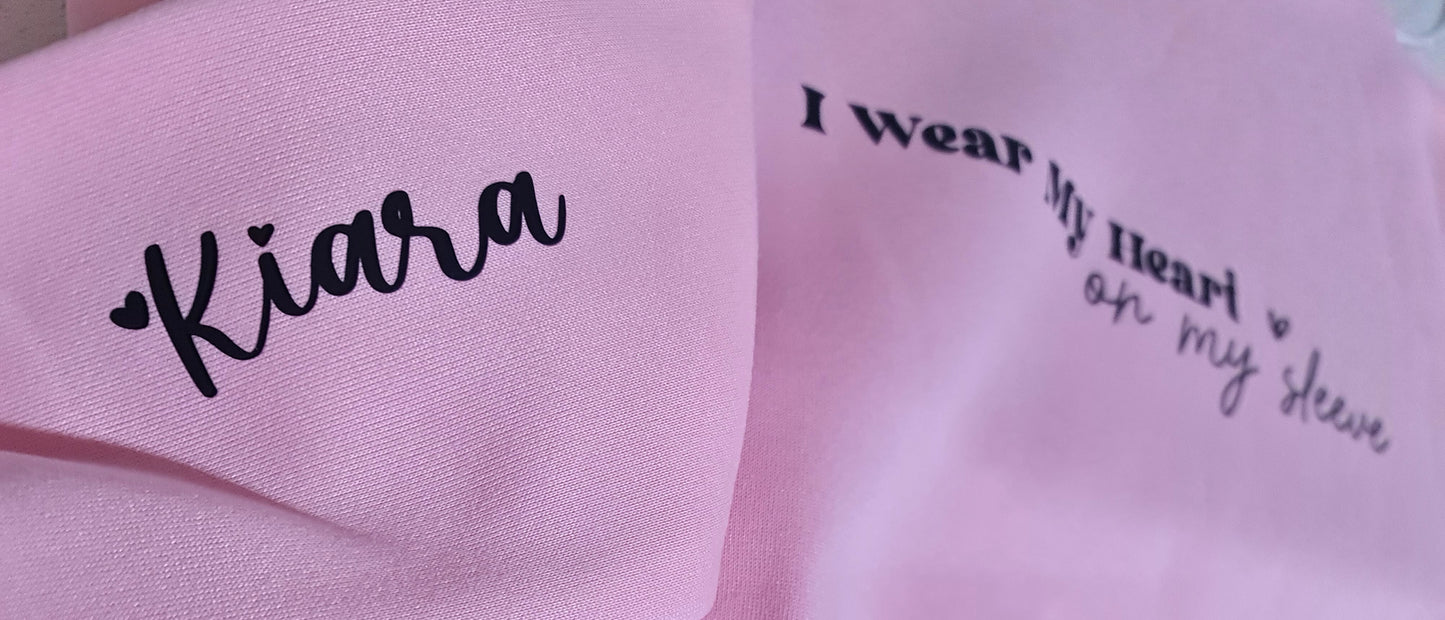 I wear my heart on my sleeve