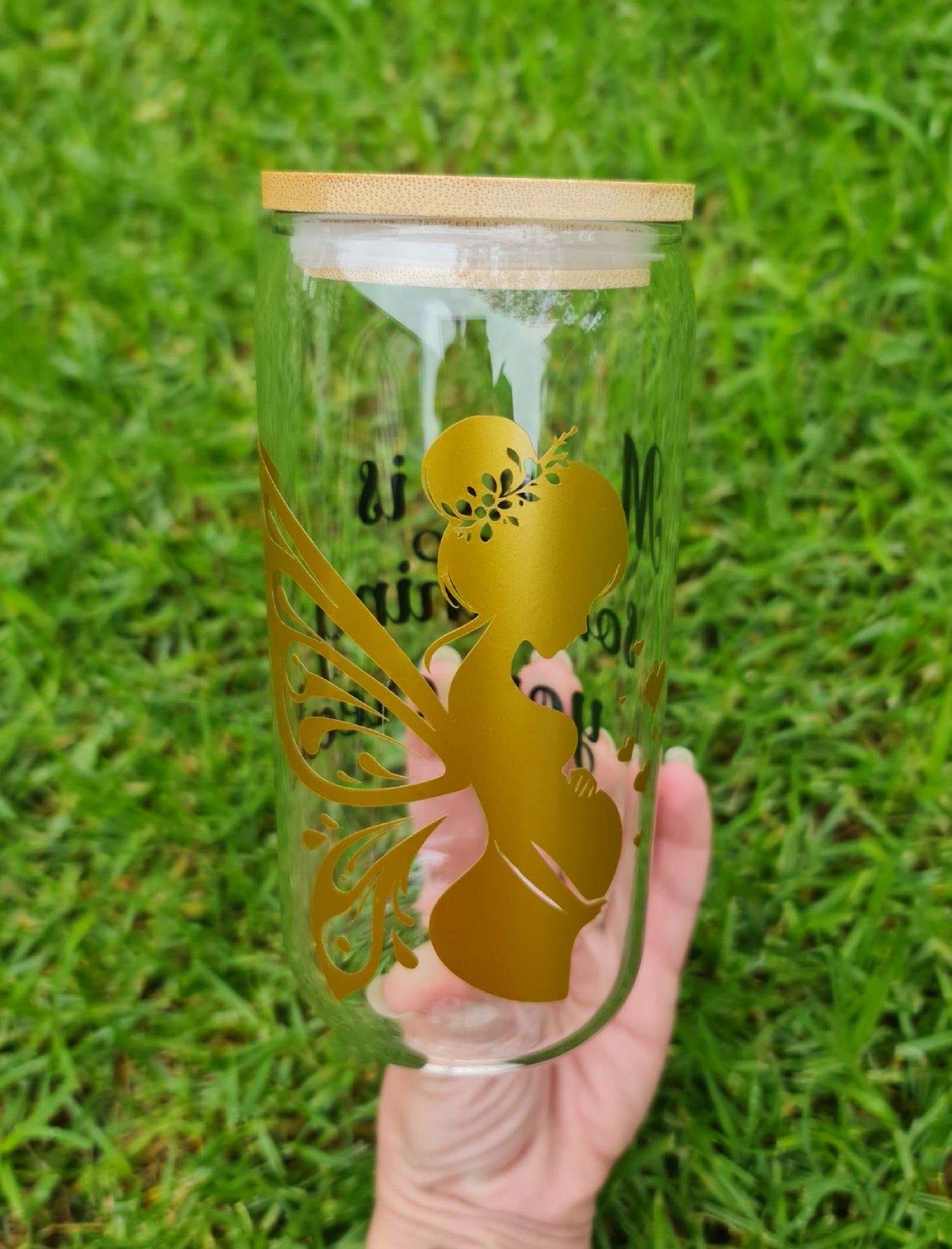 "Magic is something you create " glass cup
