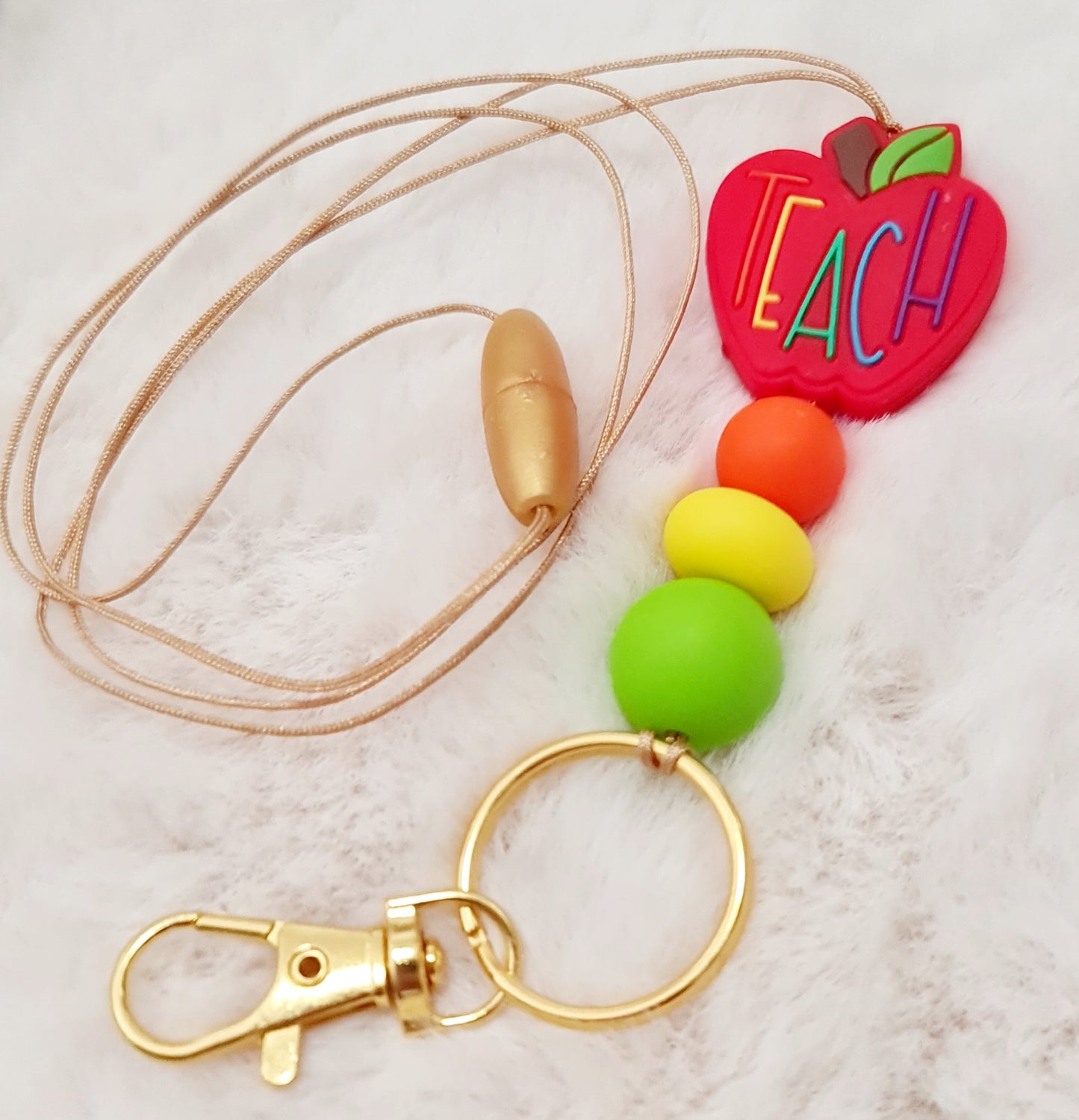 "Apple" lanyard