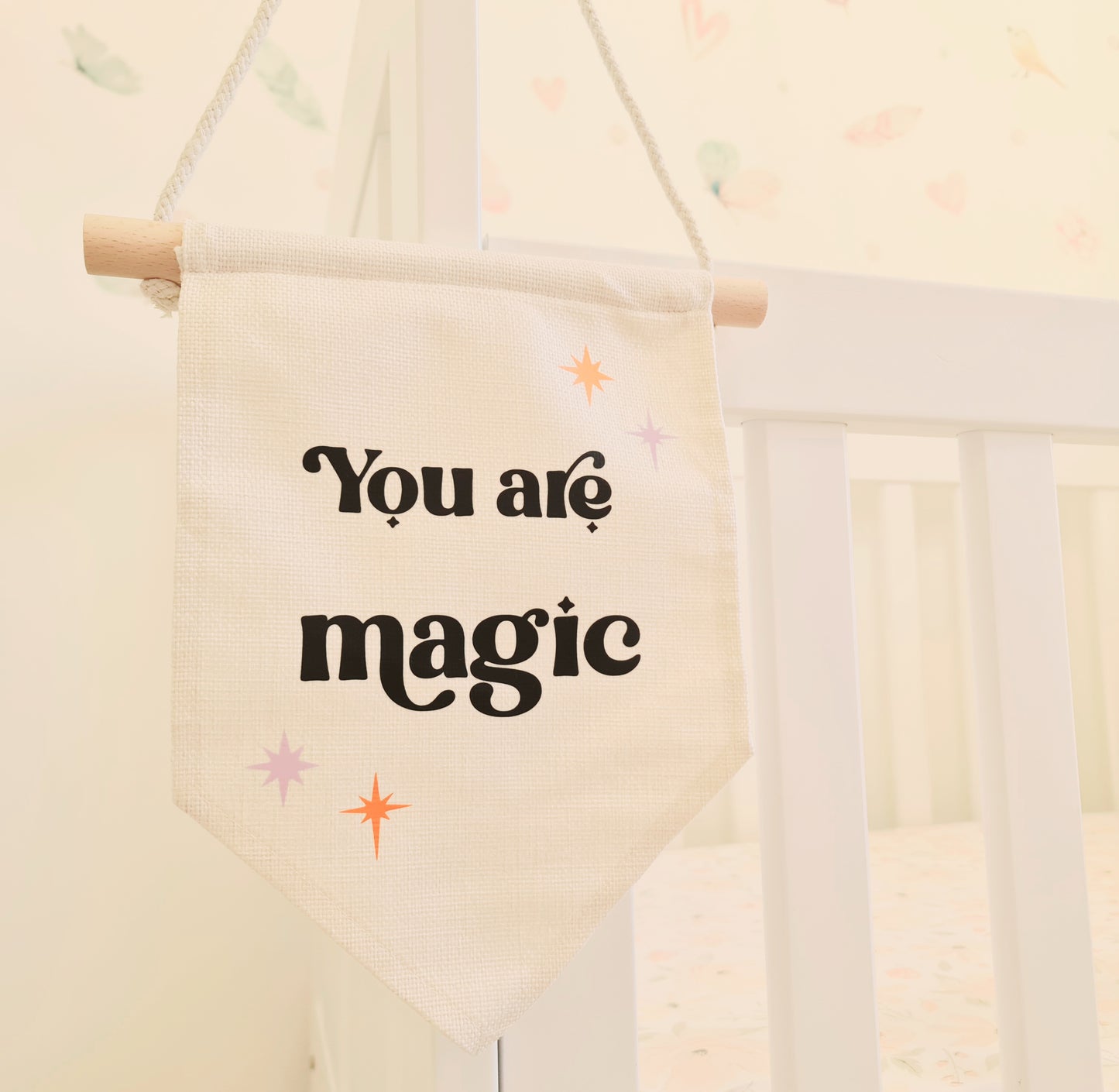"You are magic" nursery banner