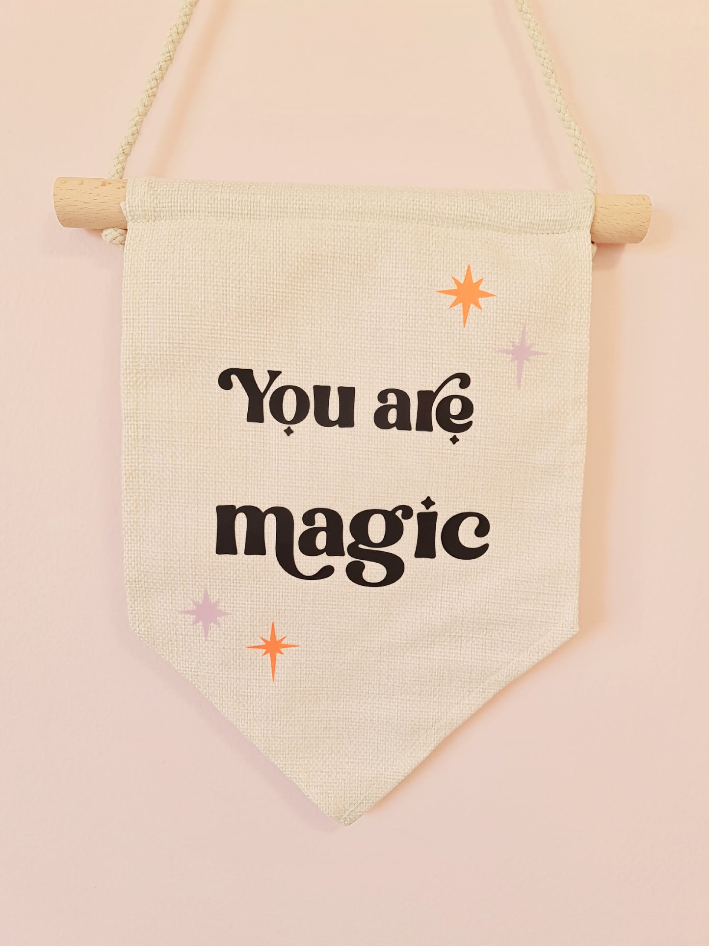 "You are magic" nursery banner