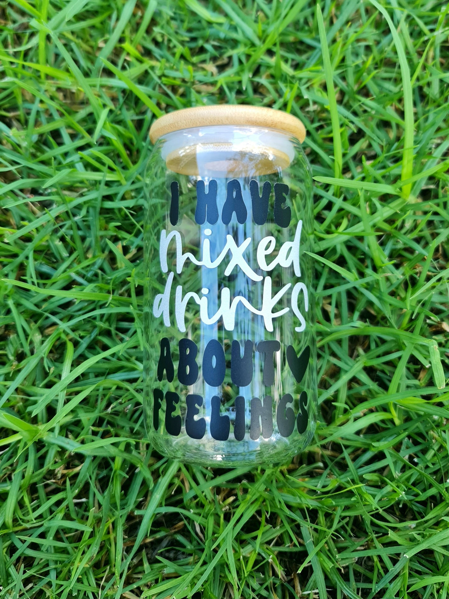 "Mixed drinks" glass cup