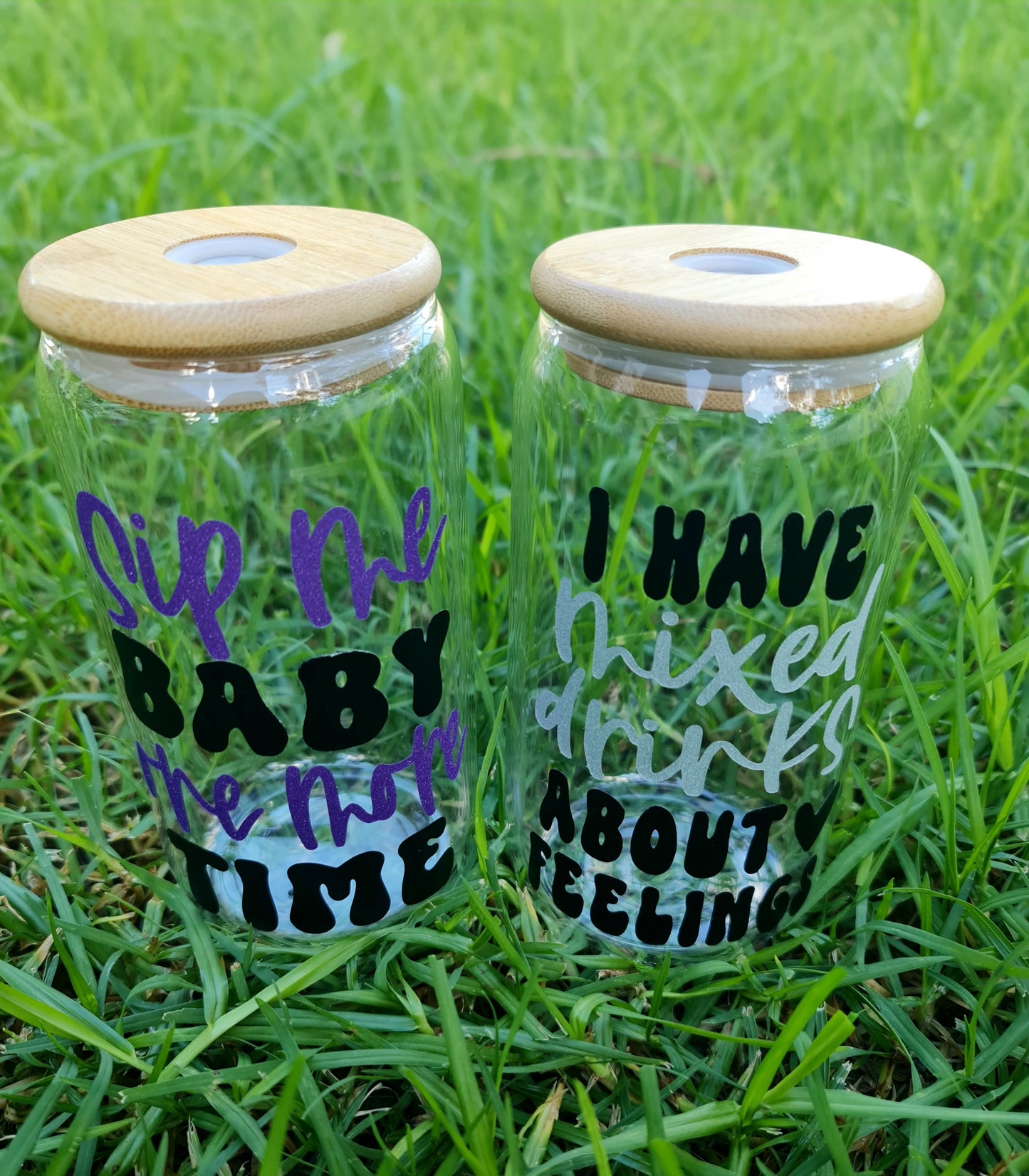 "Mixed drinks" glass cup