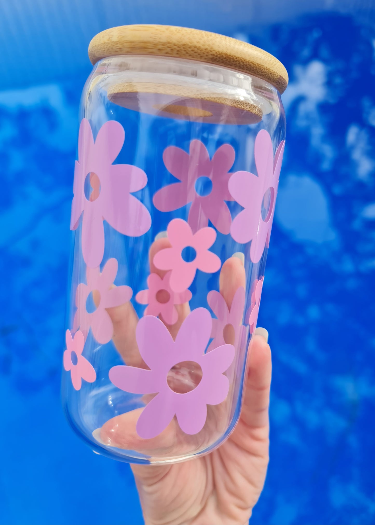 "Flower" glass cup