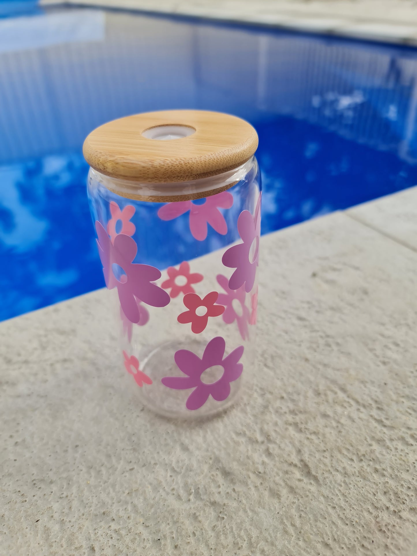 "Flower" glass cup
