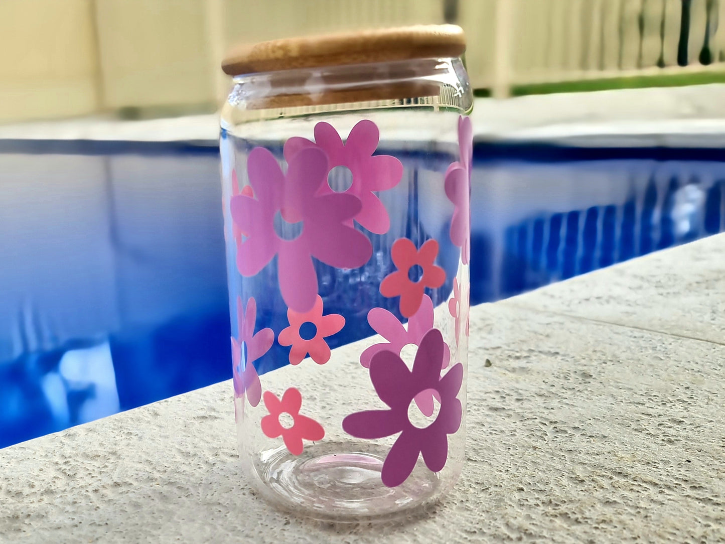 "Flower" glass cup