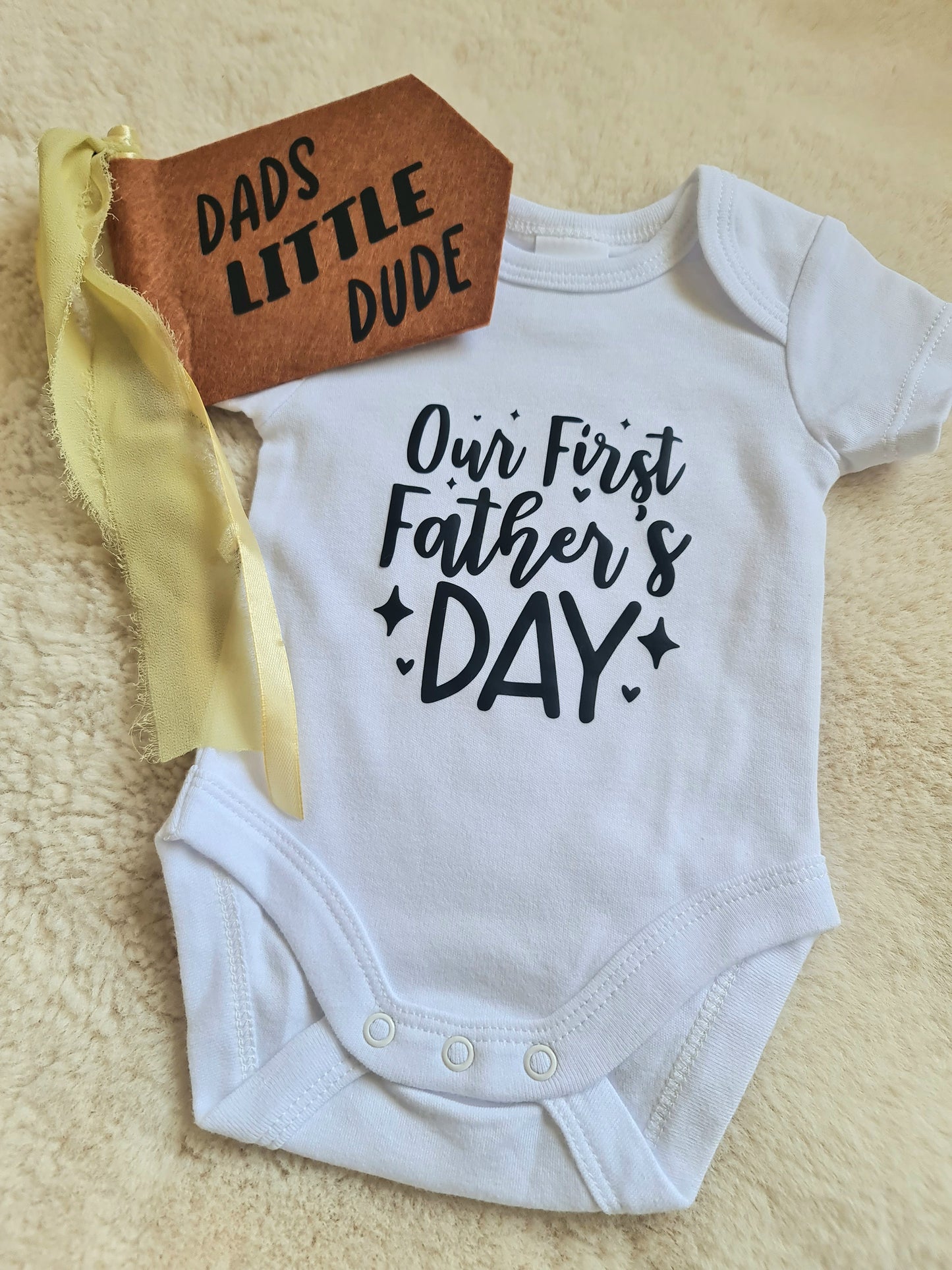 First Father's Day baby bodysuit
