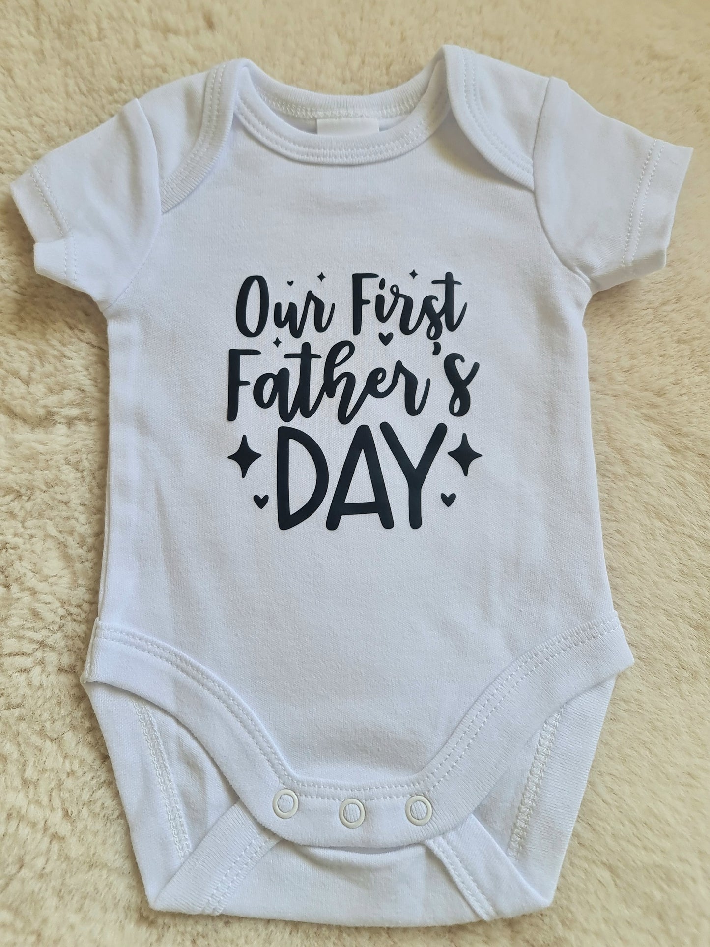 First Father's Day baby bodysuit