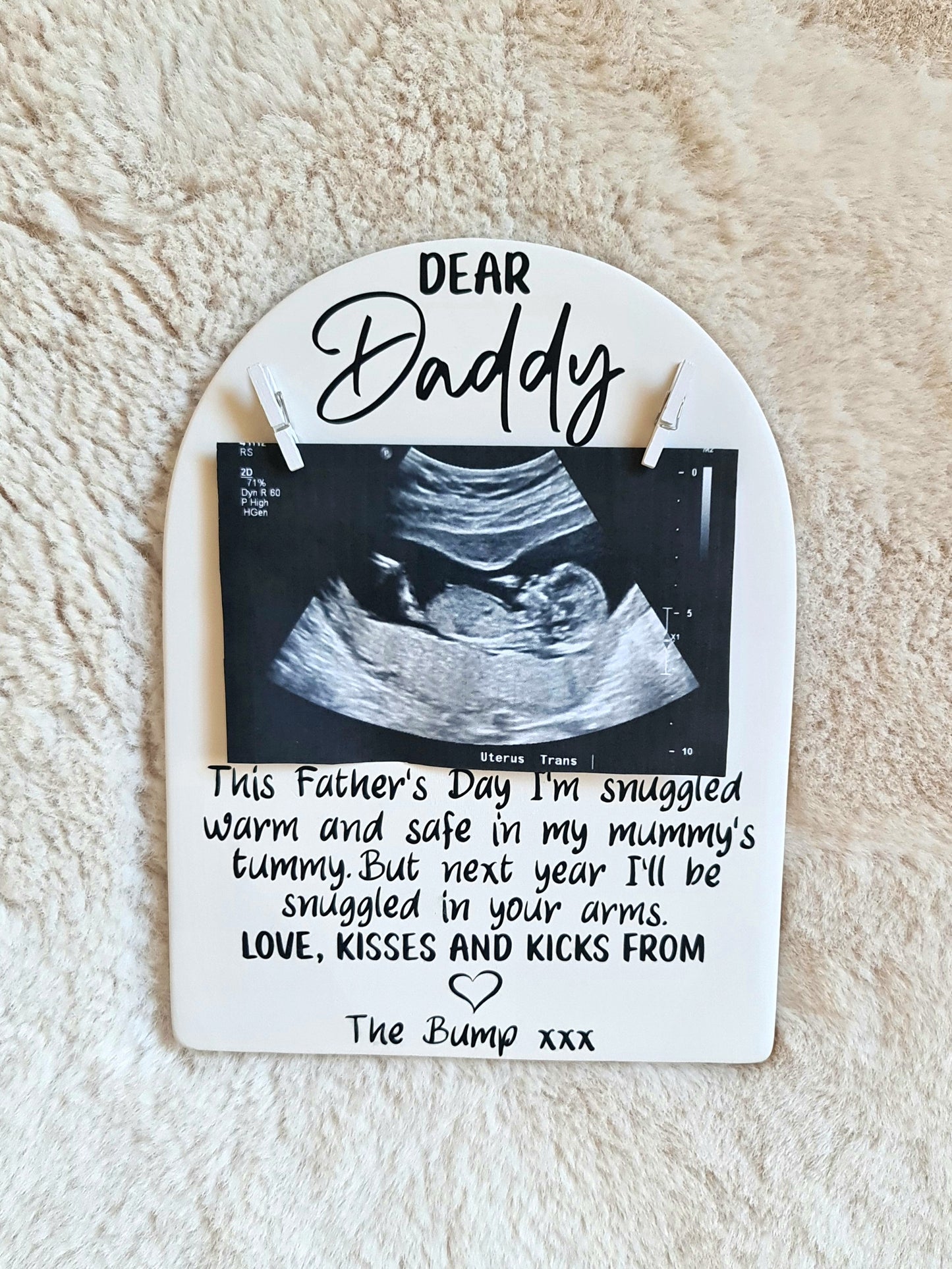"Dear daddy" ceramic keepsake