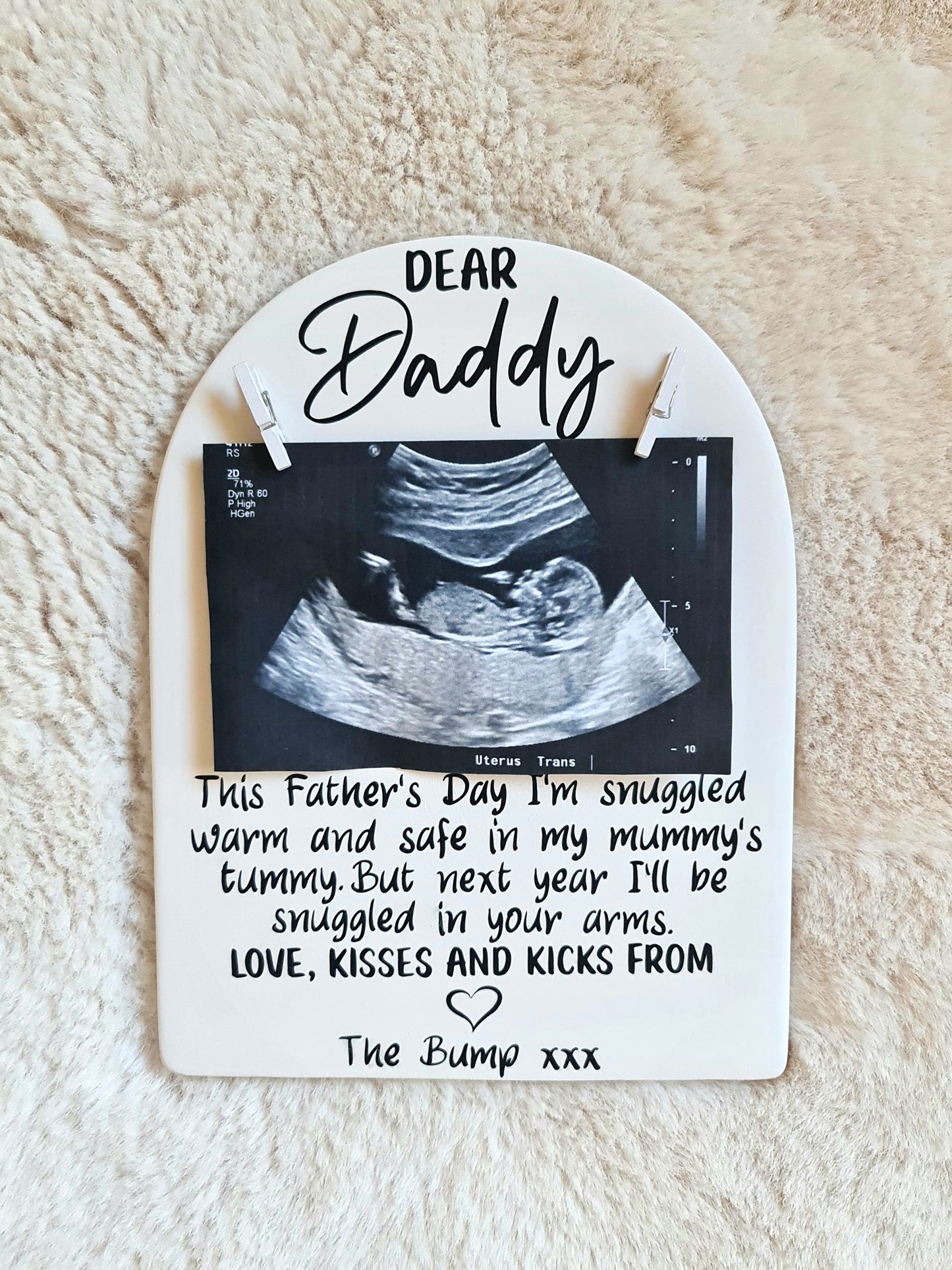 "Dear daddy" ceramic keepsake