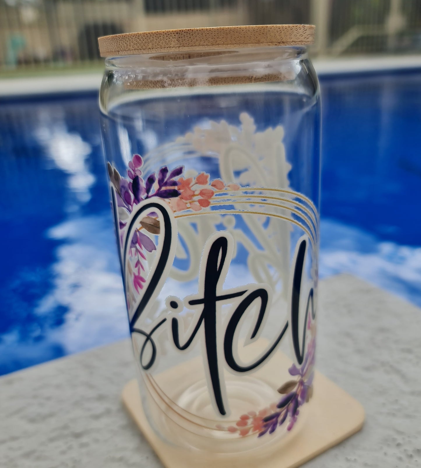 Bitch glass cup 16oz