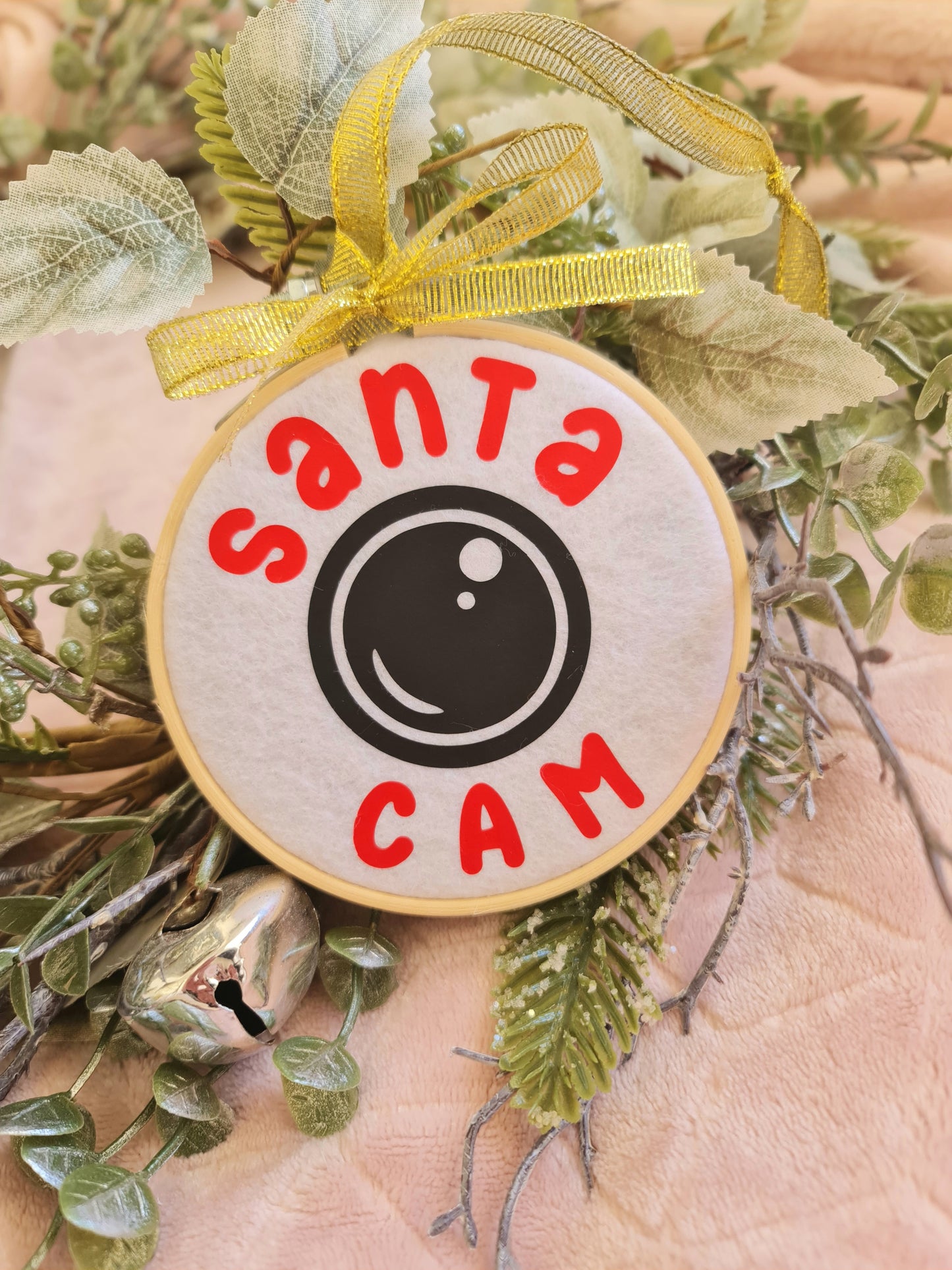 Santa Cam Christmas ornament