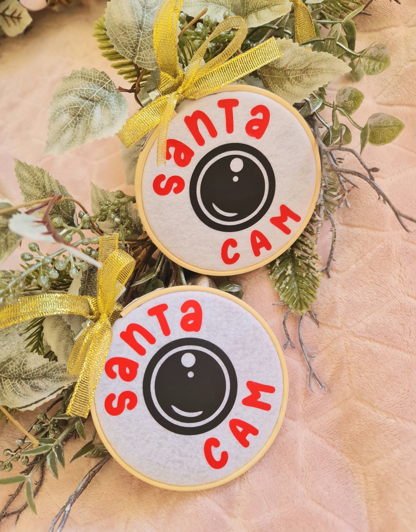 Santa Cam Christmas ornament
