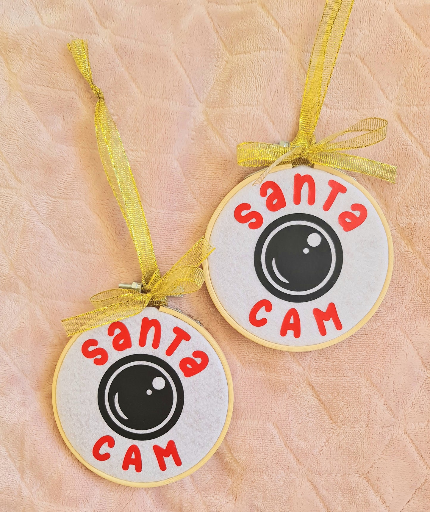 Santa Cam Christmas ornament