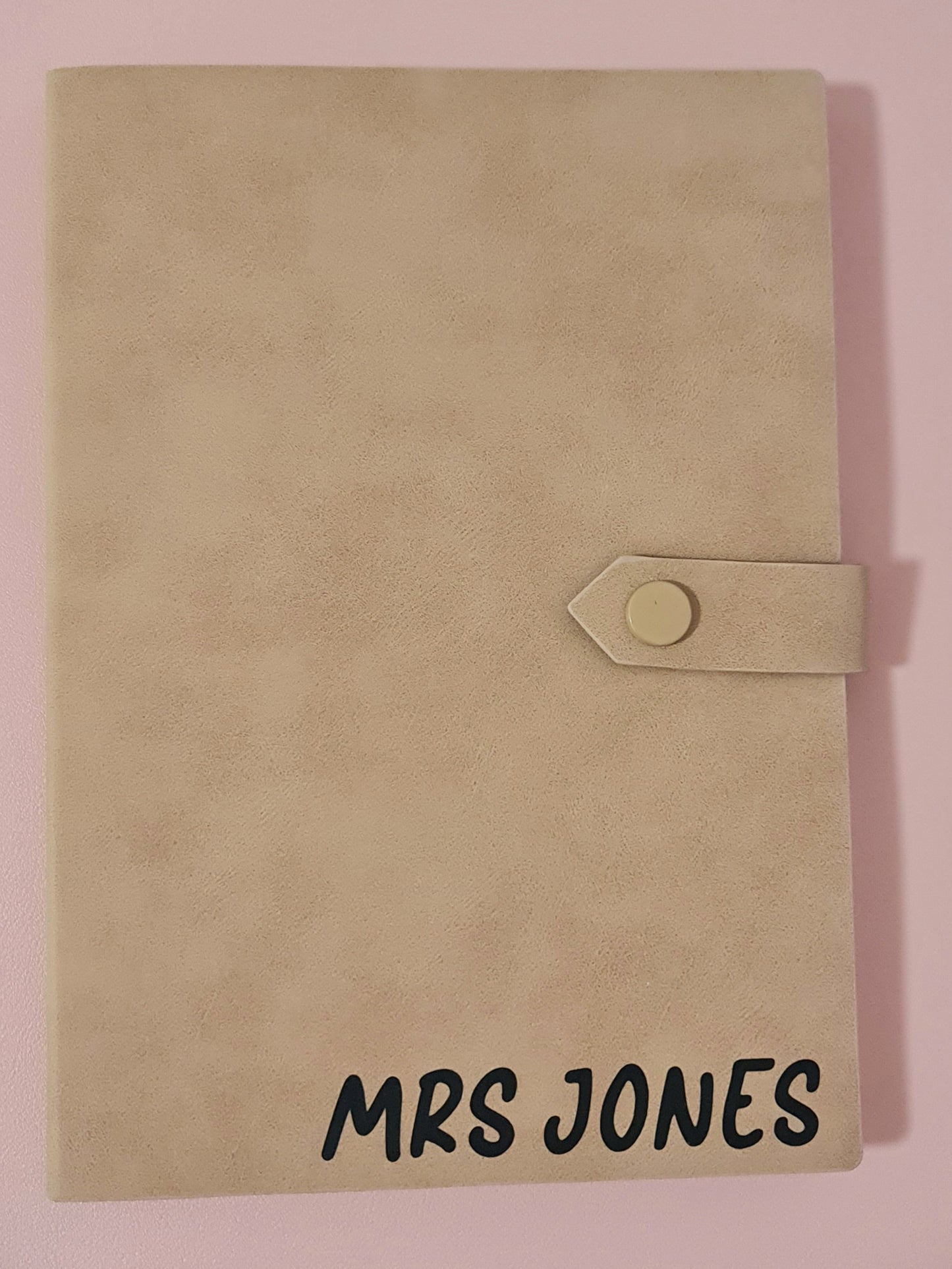 Personalised journal/notebook