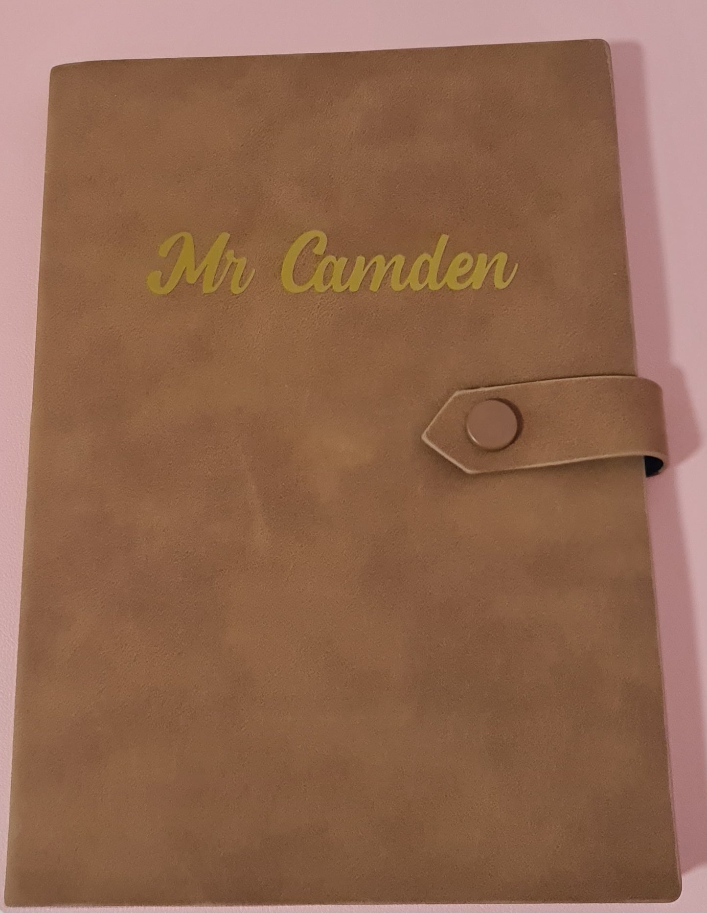 Personalised journal/notebook