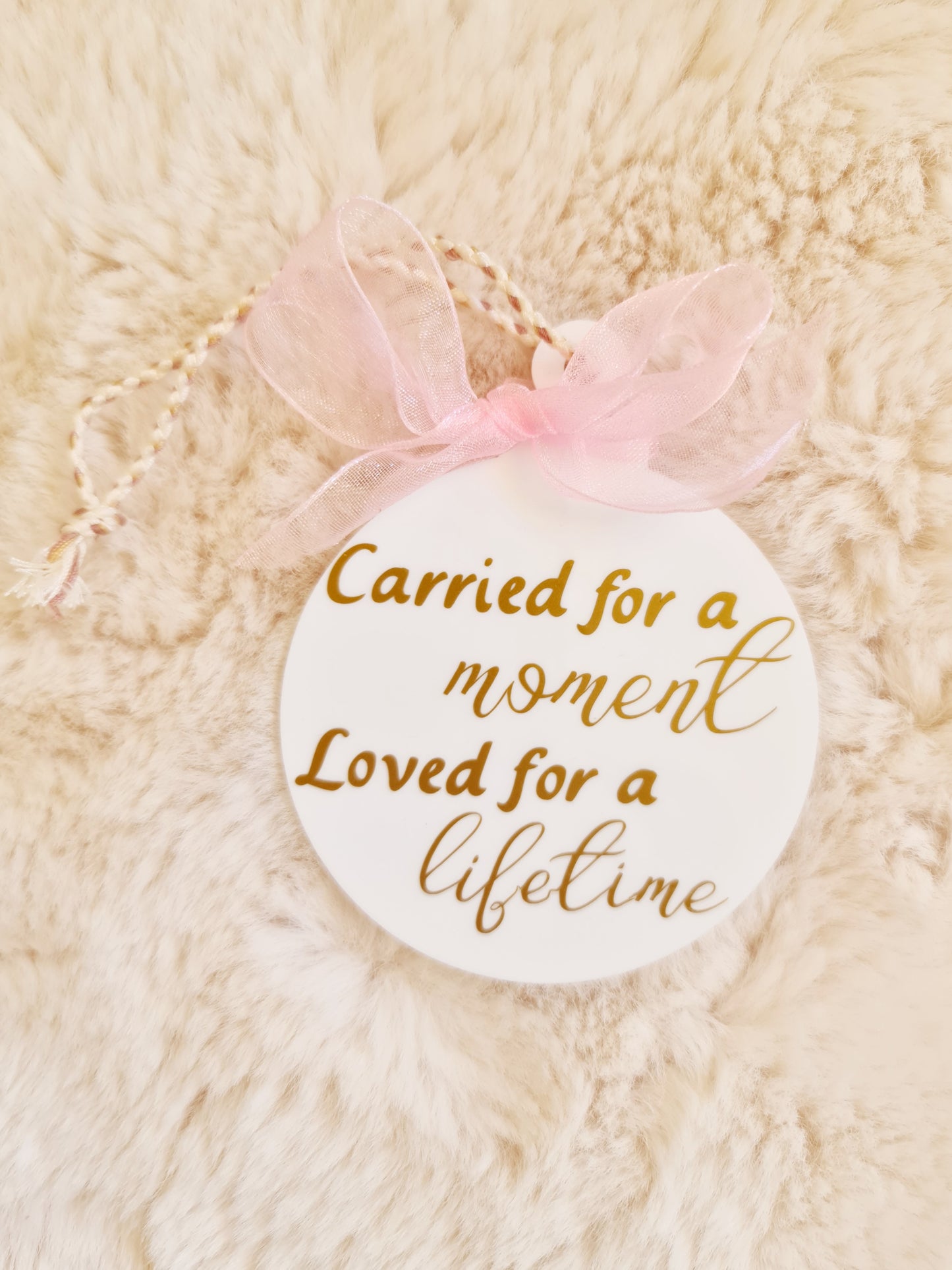 Baby/pregnancy loss ornament