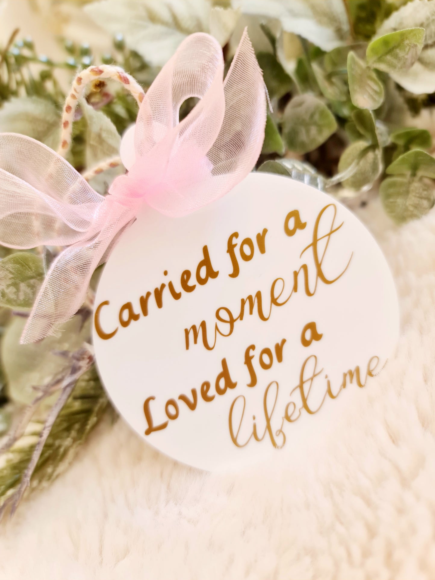 Baby/pregnancy loss ornament