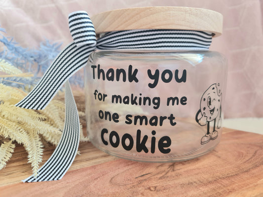 Teacher gift jar Smart Cookie