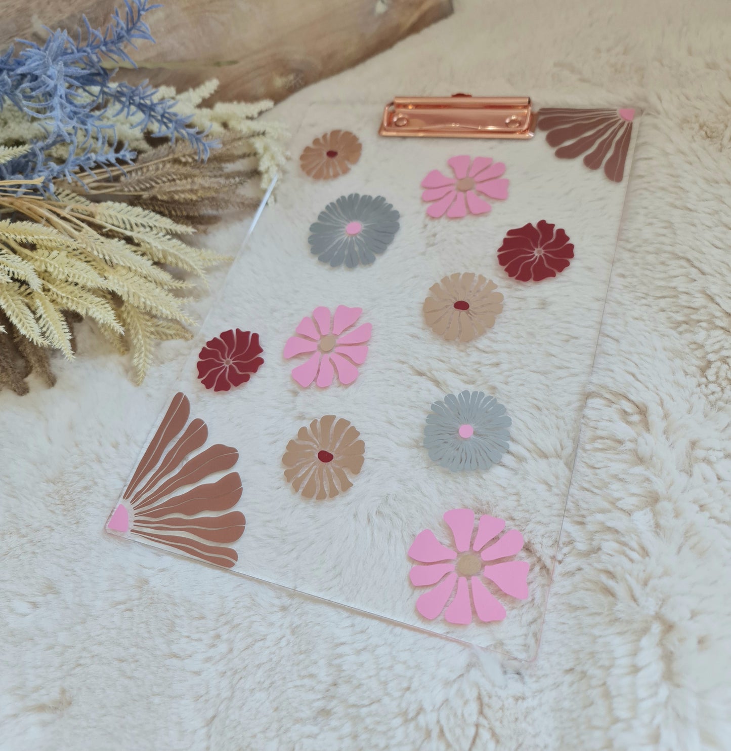 Boho flower Clipboard