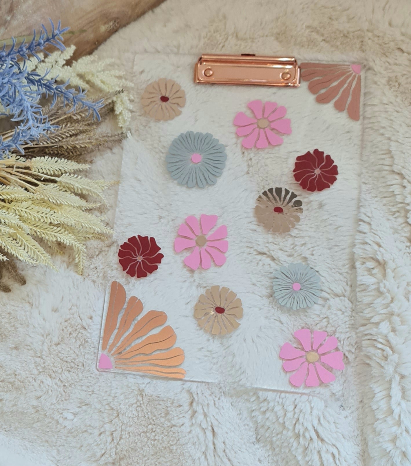 Boho flower Clipboard