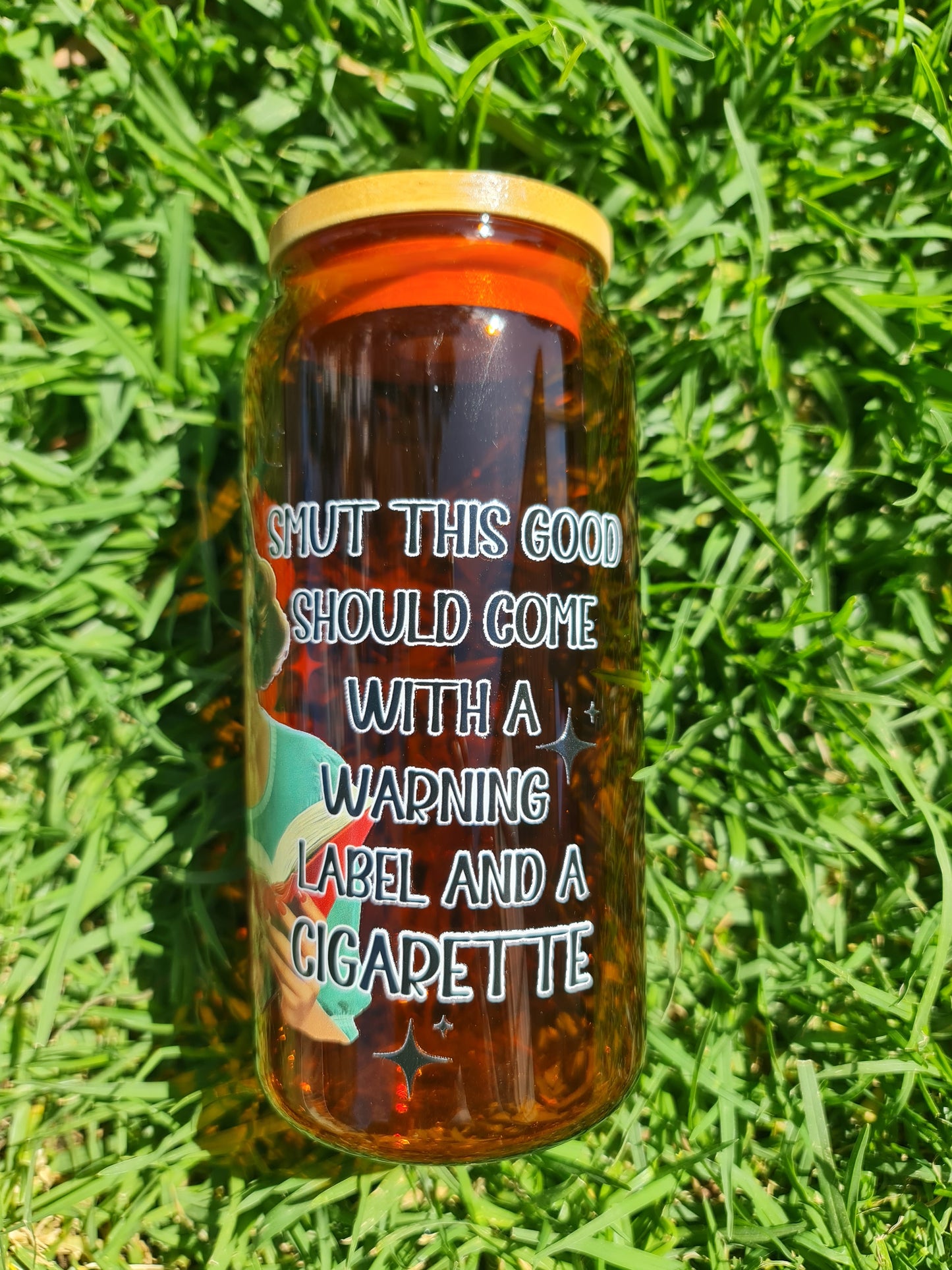 Reading glass cup 20oz