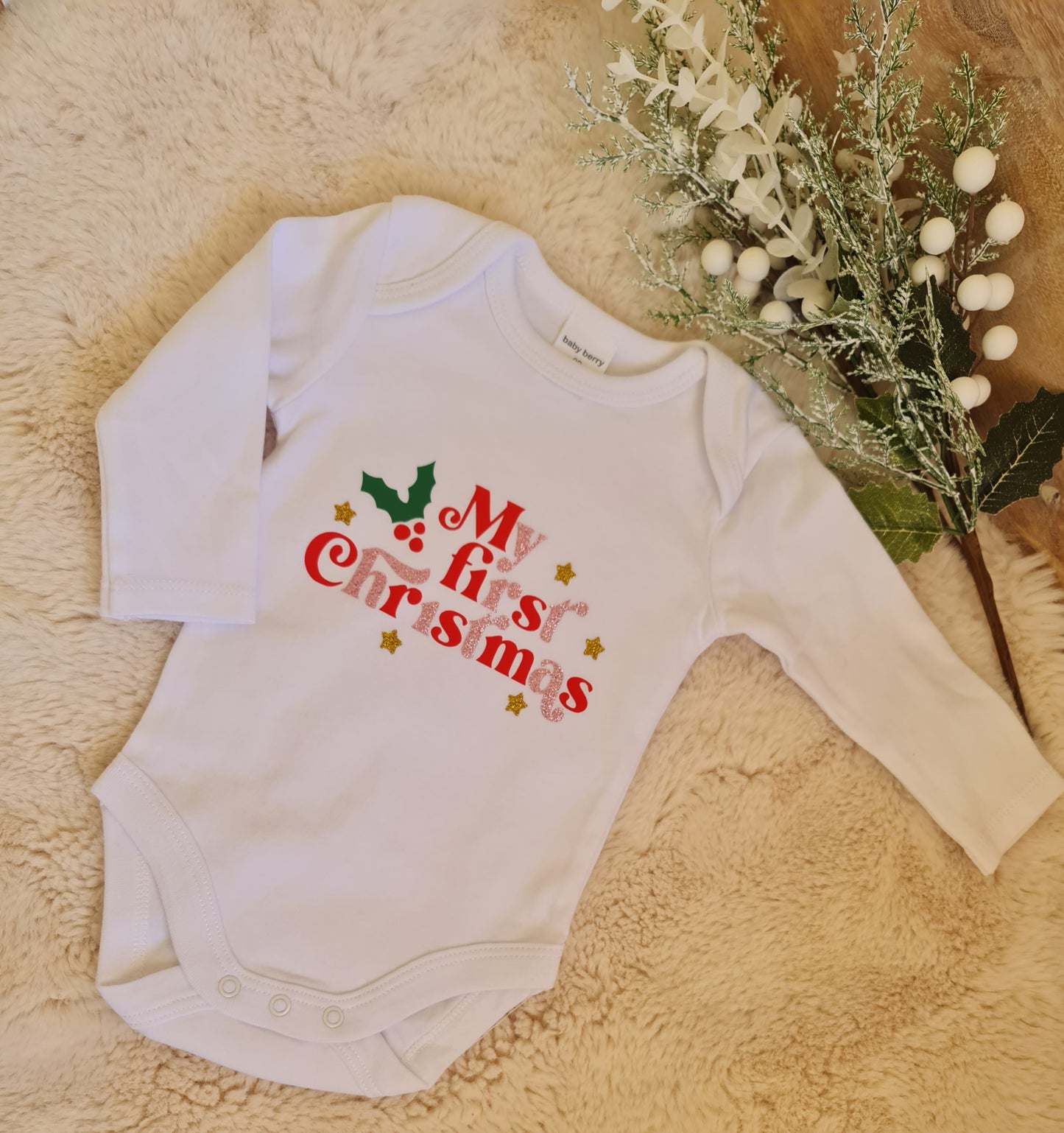 My First Christmas bodysuit
