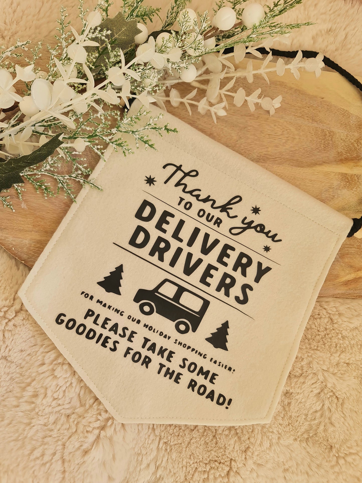 Delivery drivers appreciation banner