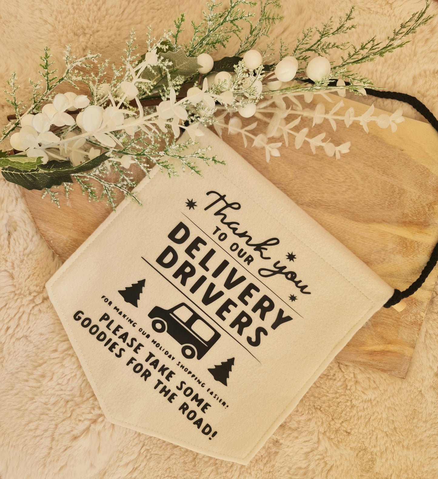 Delivery drivers appreciation banner