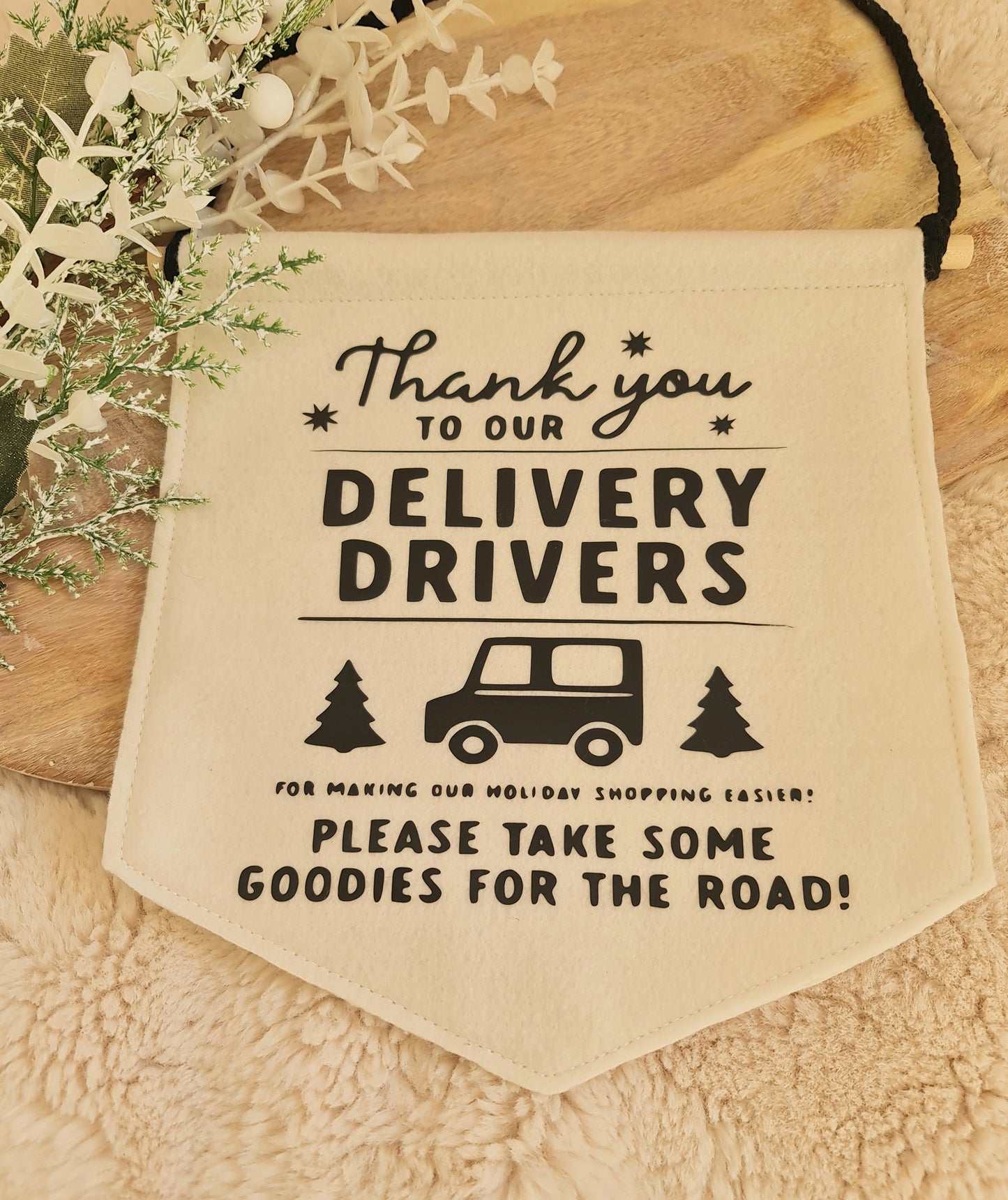 Delivery drivers appreciation banner
