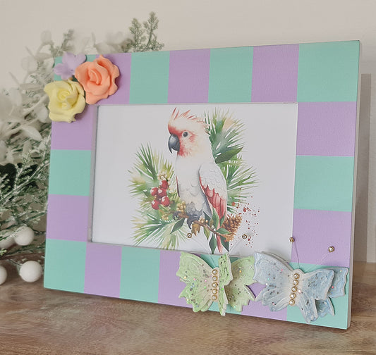 Butterfly photo frame
