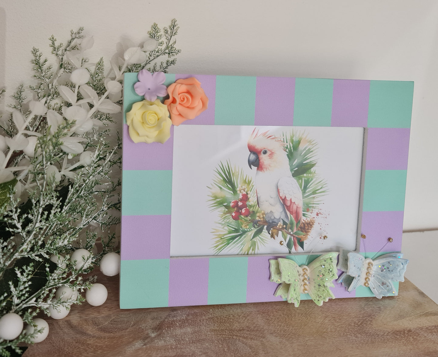 Butterfly photo frame