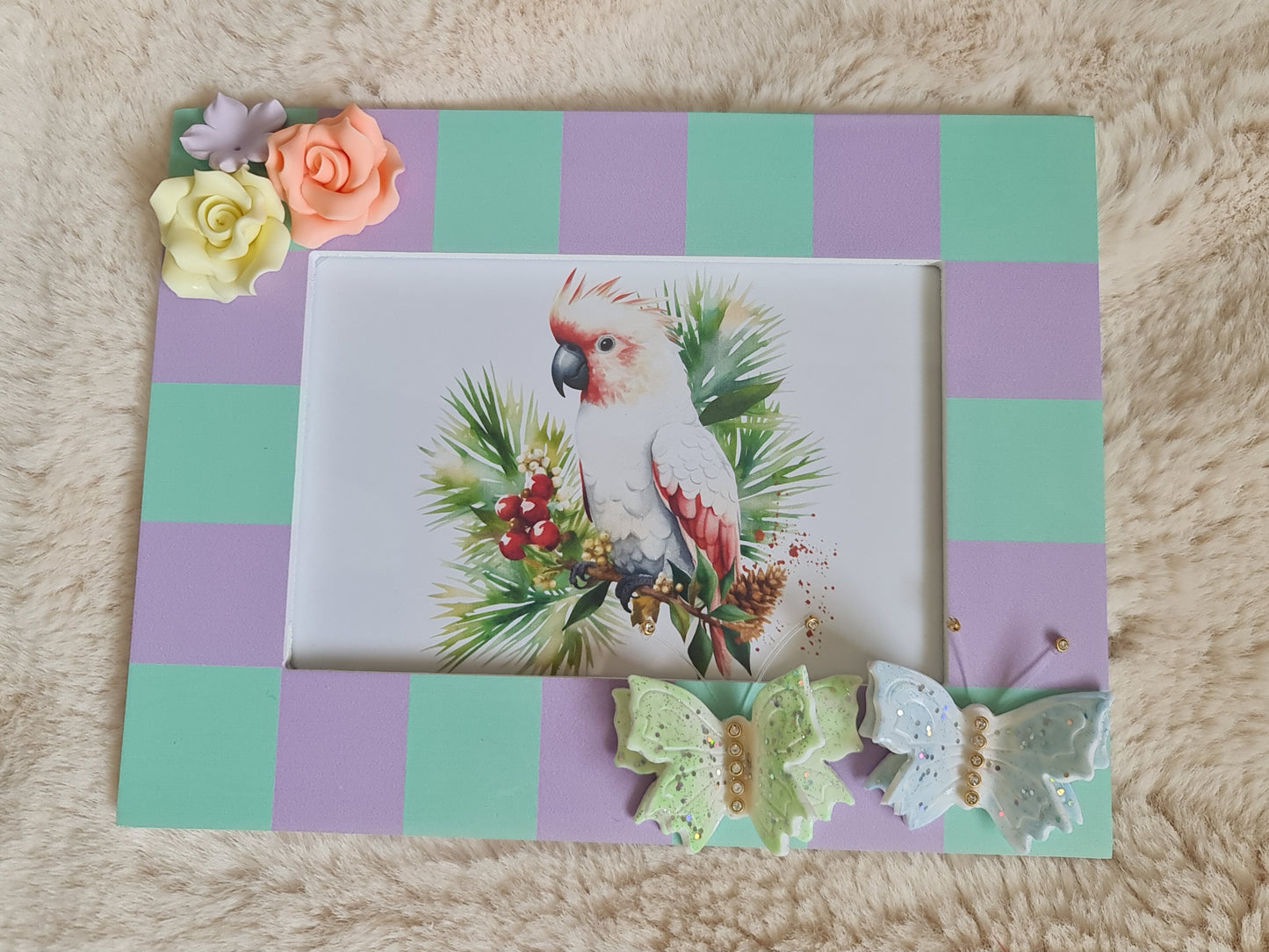 Butterfly photo frame