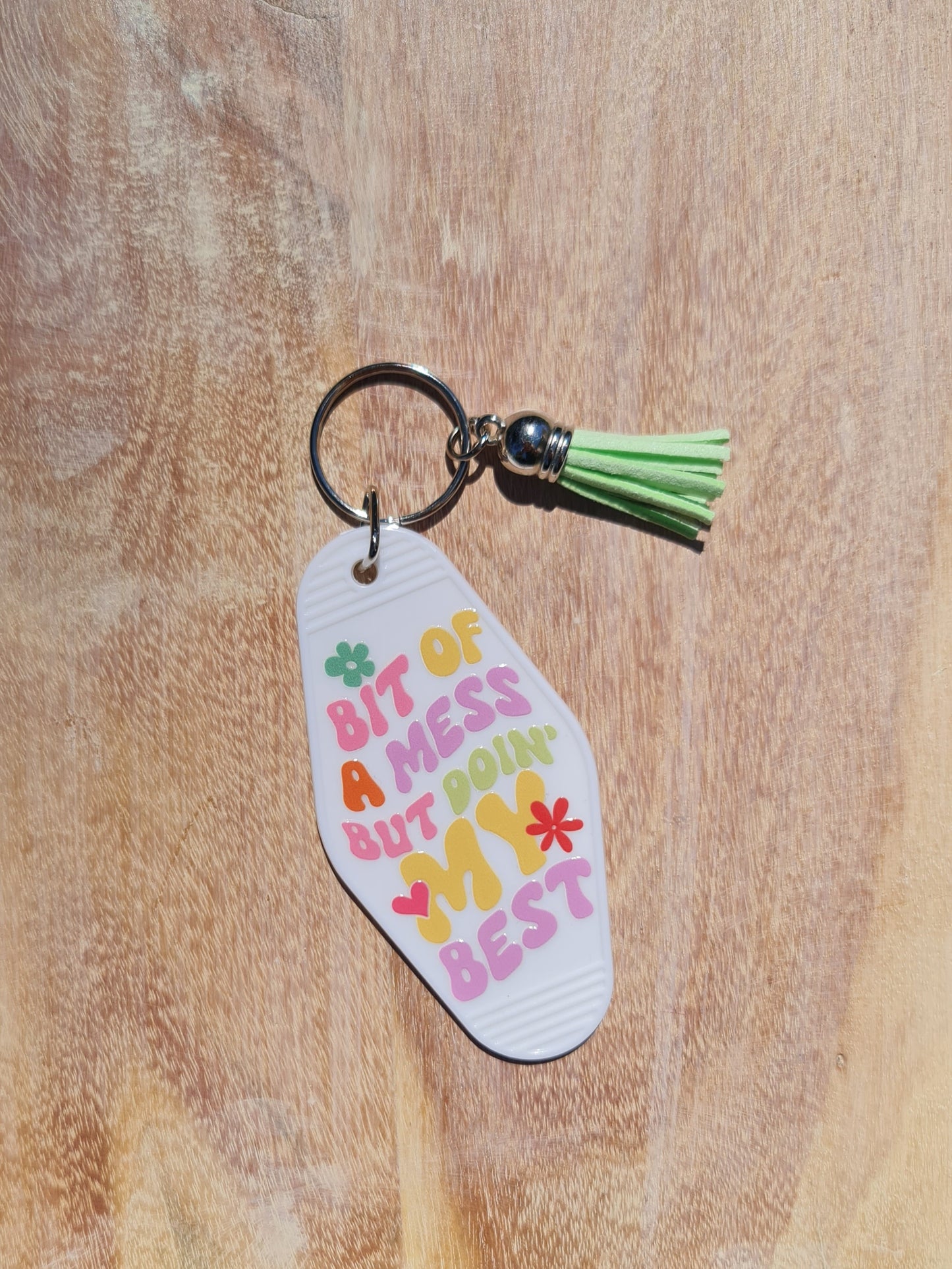 Motel Keychain