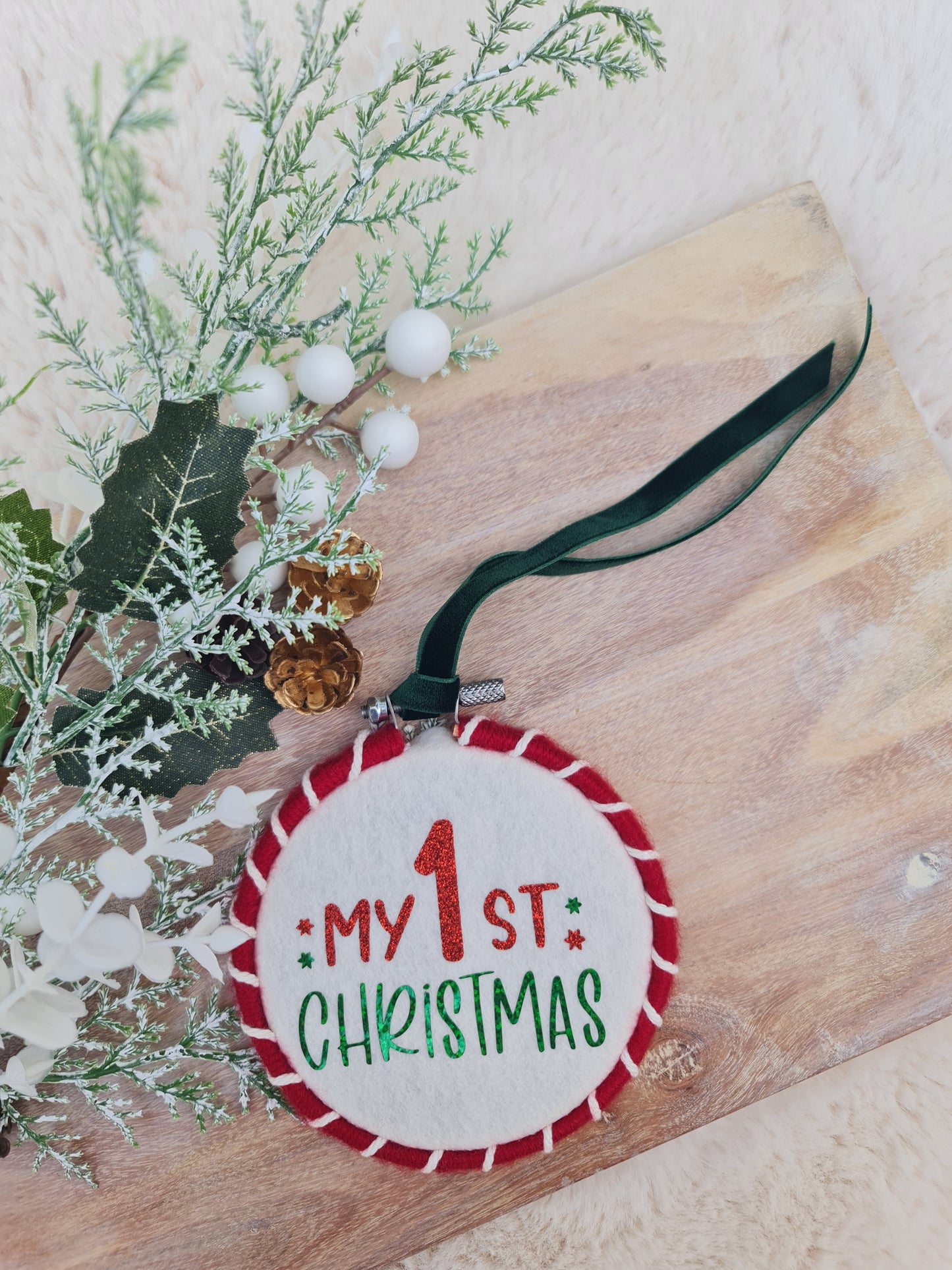 My First Christmas ornament