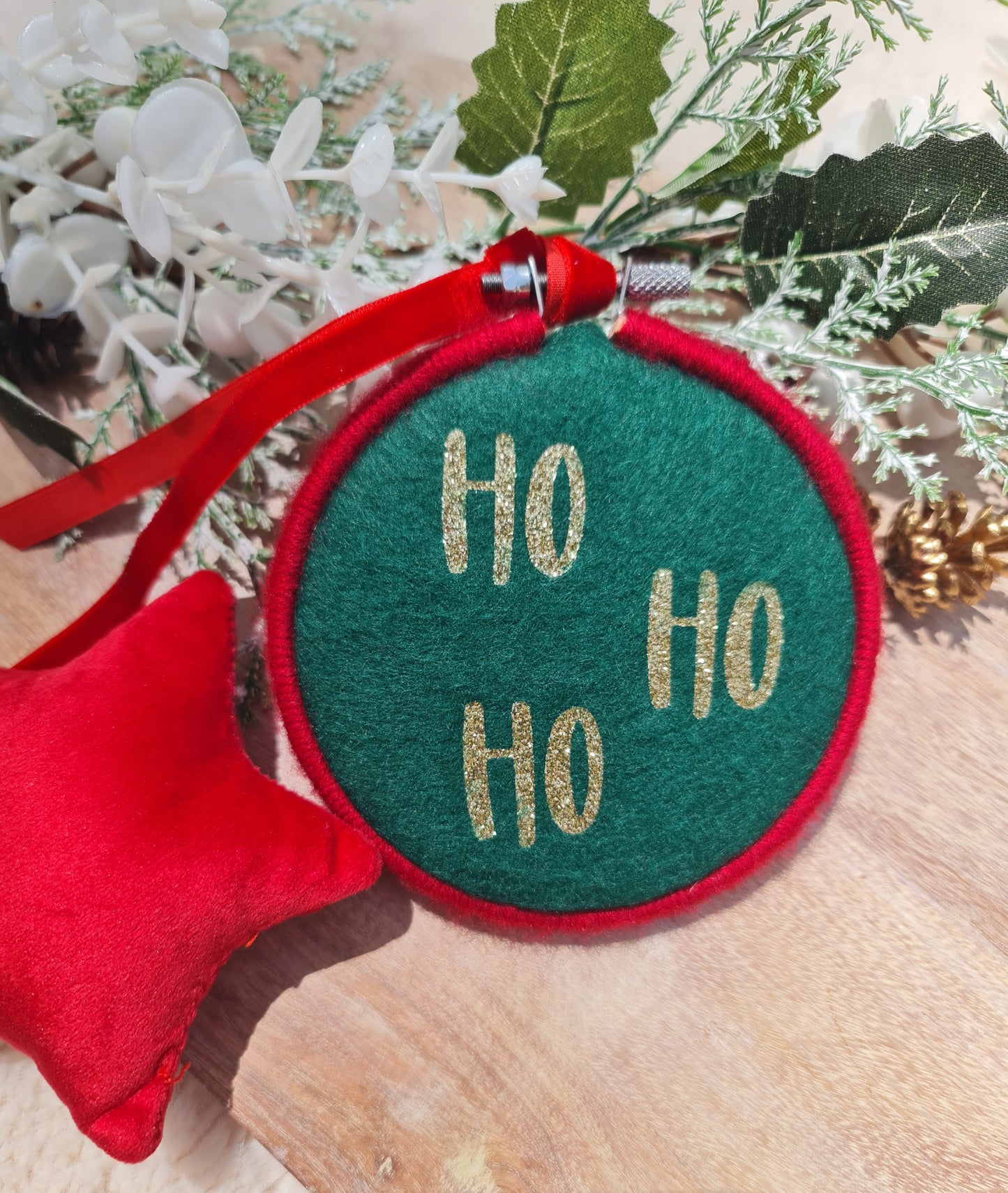 Ho Ho Ho Christmas ornament
