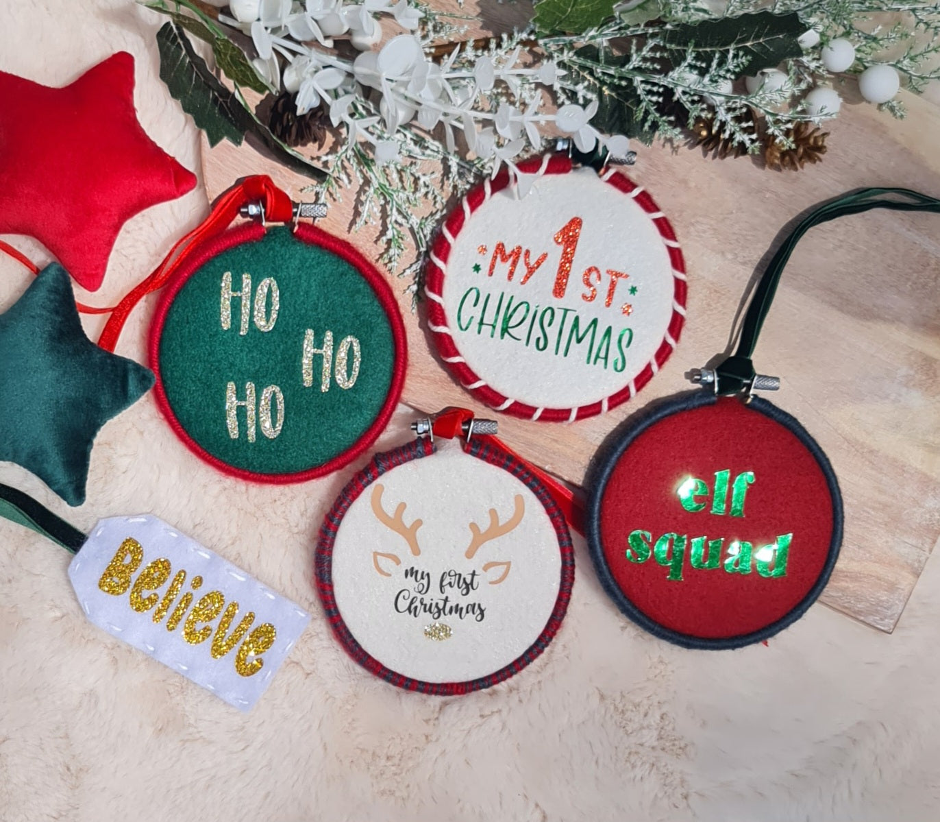 Ho Ho Ho Christmas ornament