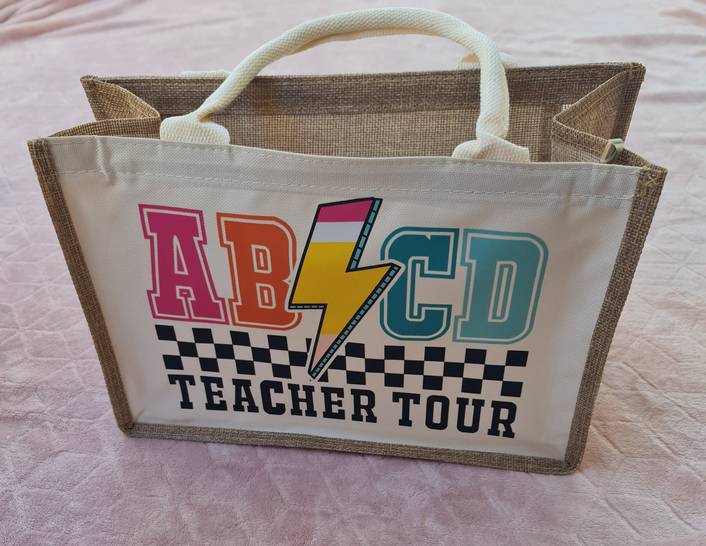Teacher tote bag