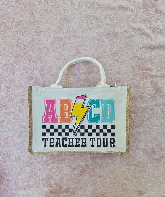 Teacher tote bag
