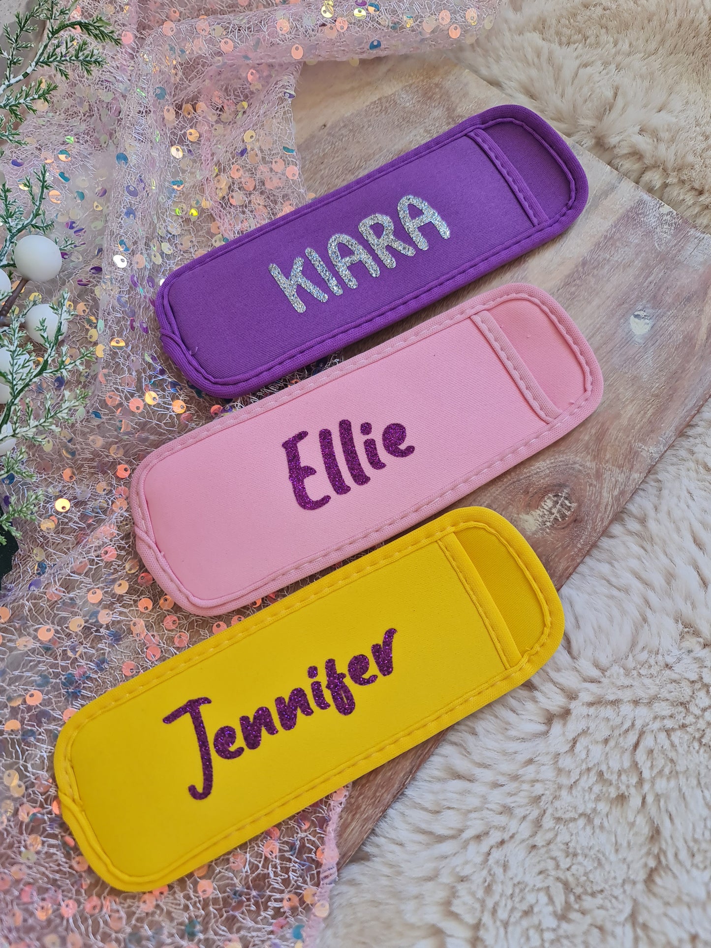 Personalised icy pole holder