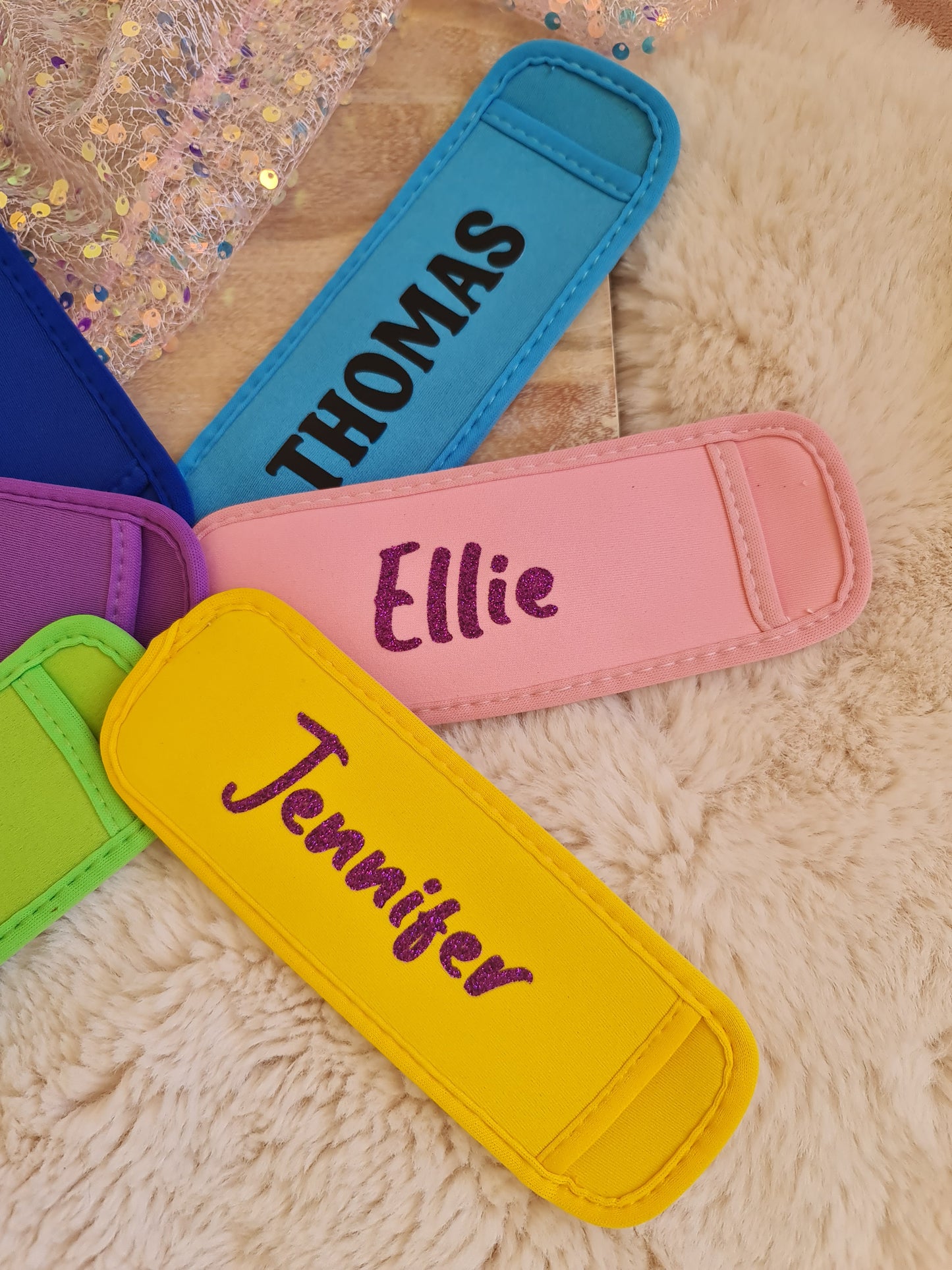 Personalised icy pole holder